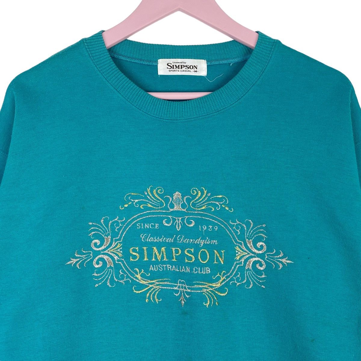 The Simpsons Simpson Embroidery Logo Sweatshirt Crewneck Pullover Jumper Size US L / EU 52-54 / 3 - 2 Thumbnail