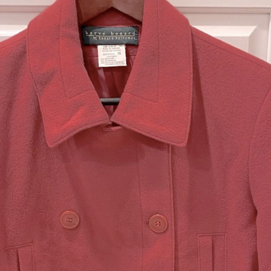 Harve Benard Vintage Harve Benard Wool Cashmere Pea Coat Double Breasted Size L / US 10 / IT 46 - 4 Thumbnail