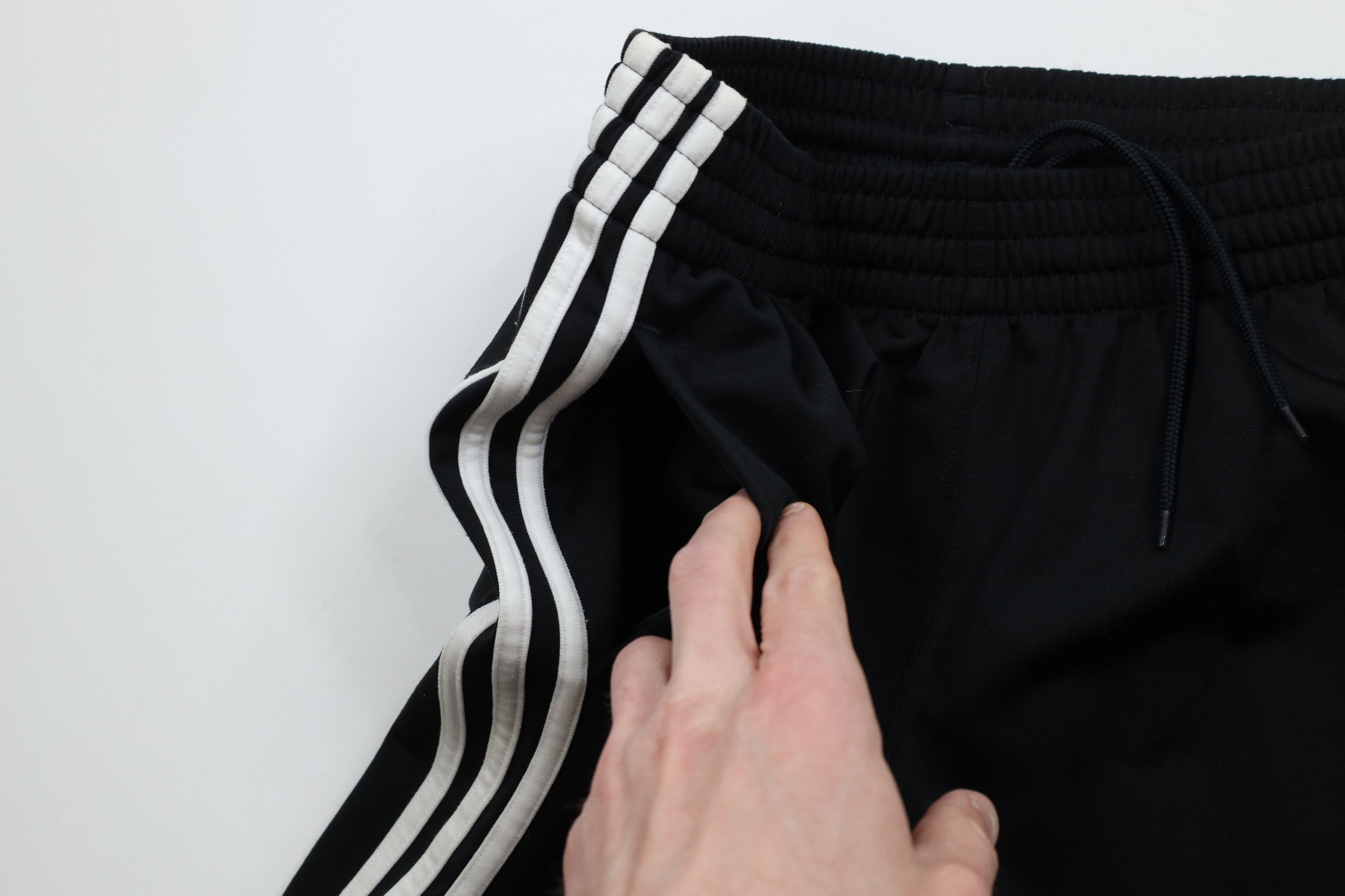Adidas Vintage Y2K Adidas Spell Out Striped Wide Leg Sweatpants Size US 34 / EU 50 - 8 Thumbnail