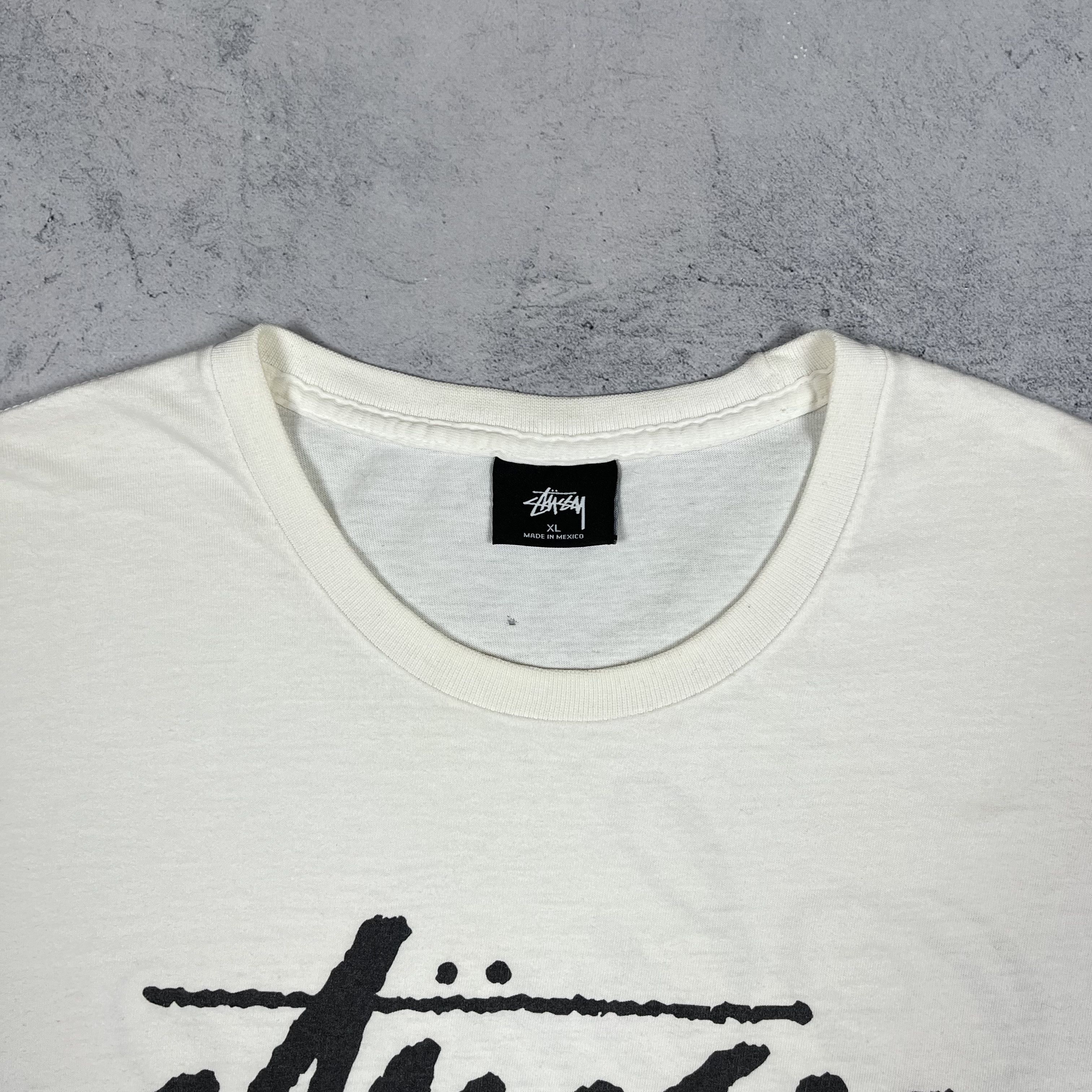 Stussy Vintage Stussy Tour Graffiti Y2K Big Logo T Shirt 2000’s Size US XL / EU 56 / 4 - 14 Thumbnail