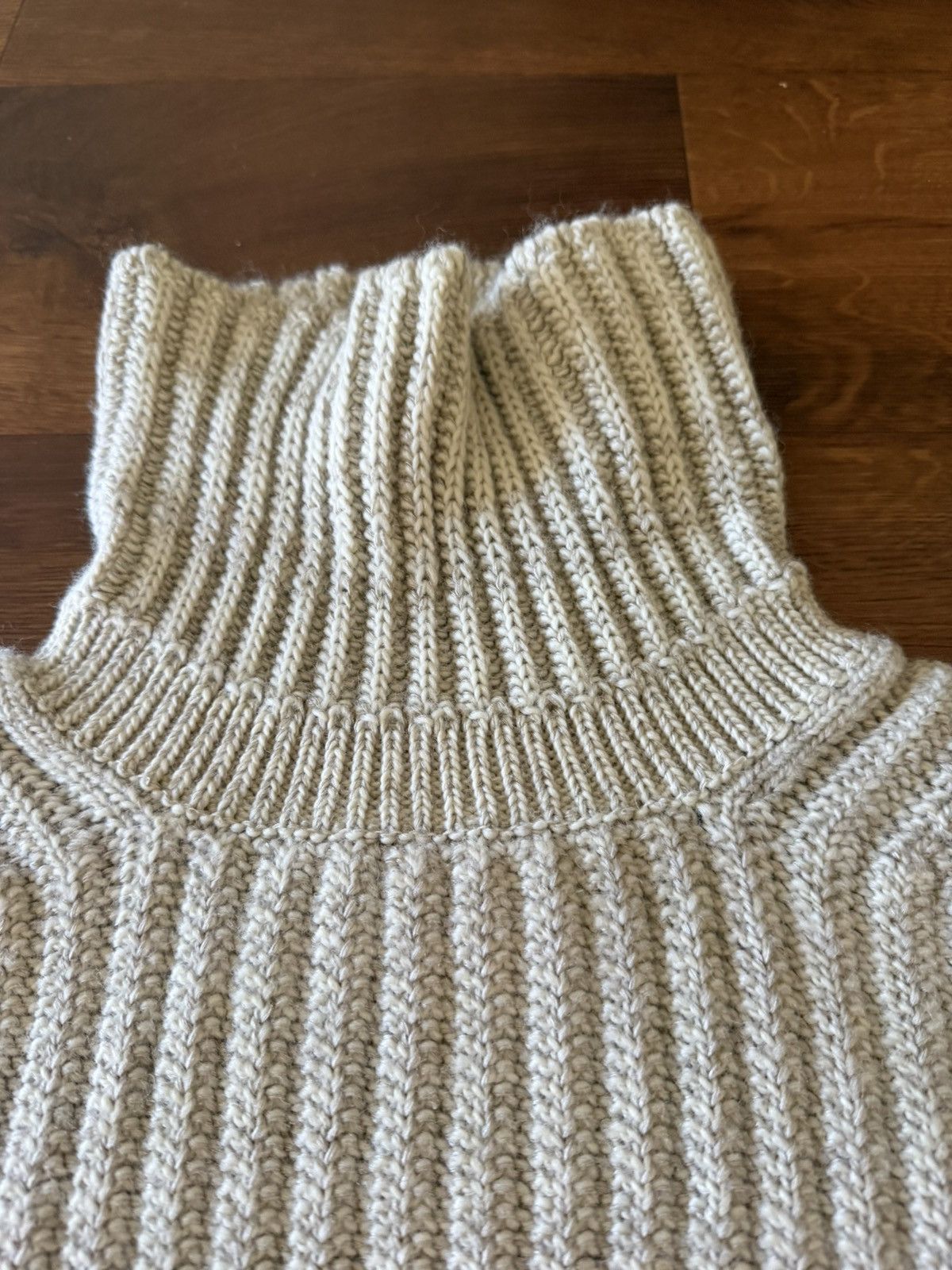 Visvim Visvim Amplus Knit Turtlekneck Sweater Wool Ivory Size XS / US 0-2 / IT 36-38 - 3 Thumbnail