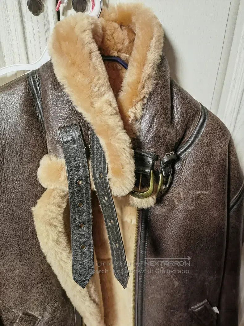 Schott Schott B-3 Heavy Aviator Wool Coat Size US L / EU 52-54 / 3 - 3 Thumbnail