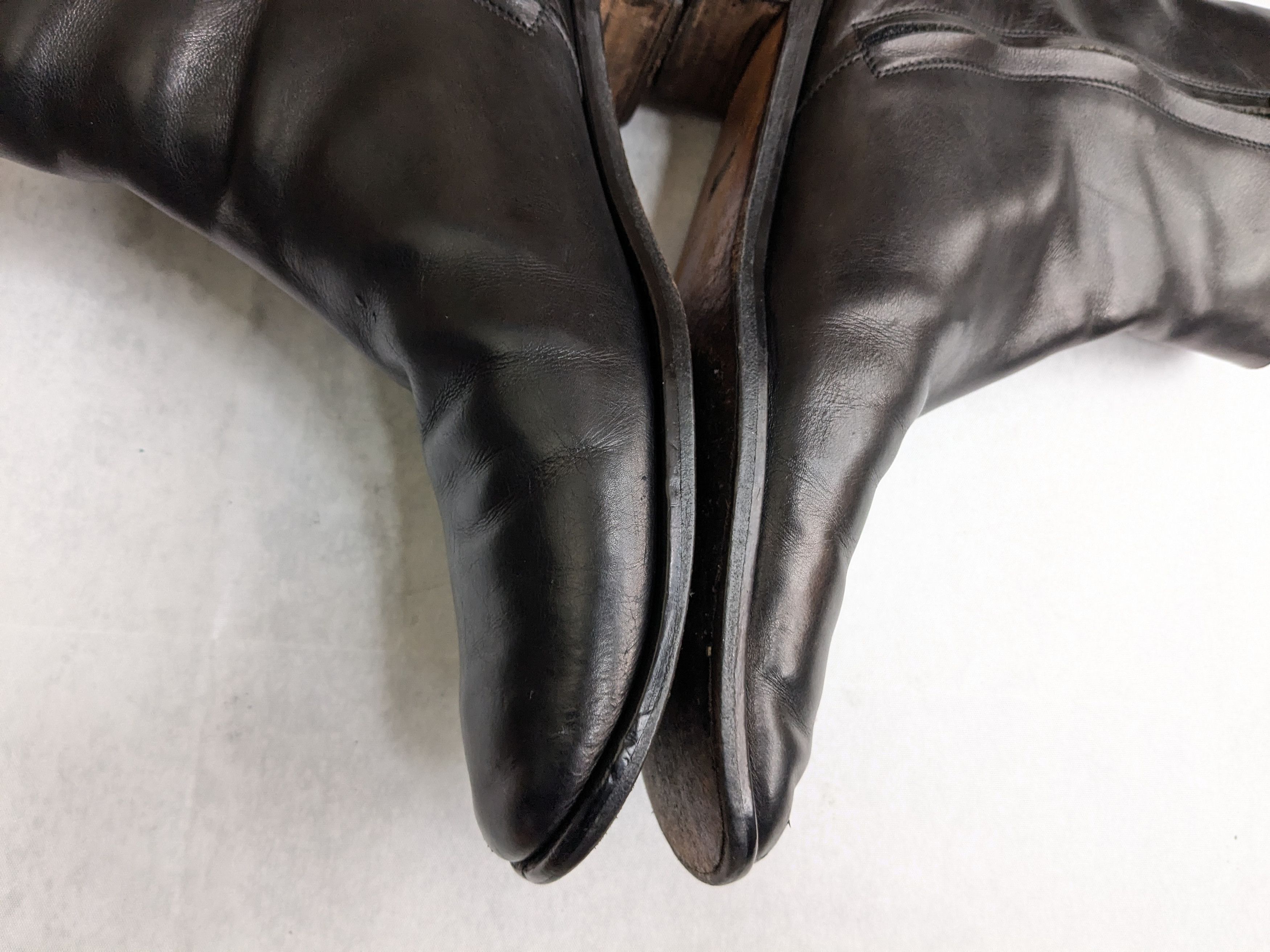 Gucci Gucci Side Zip Boots Black 12 Leather Size US 12 / EU 45 - 13 Thumbnail