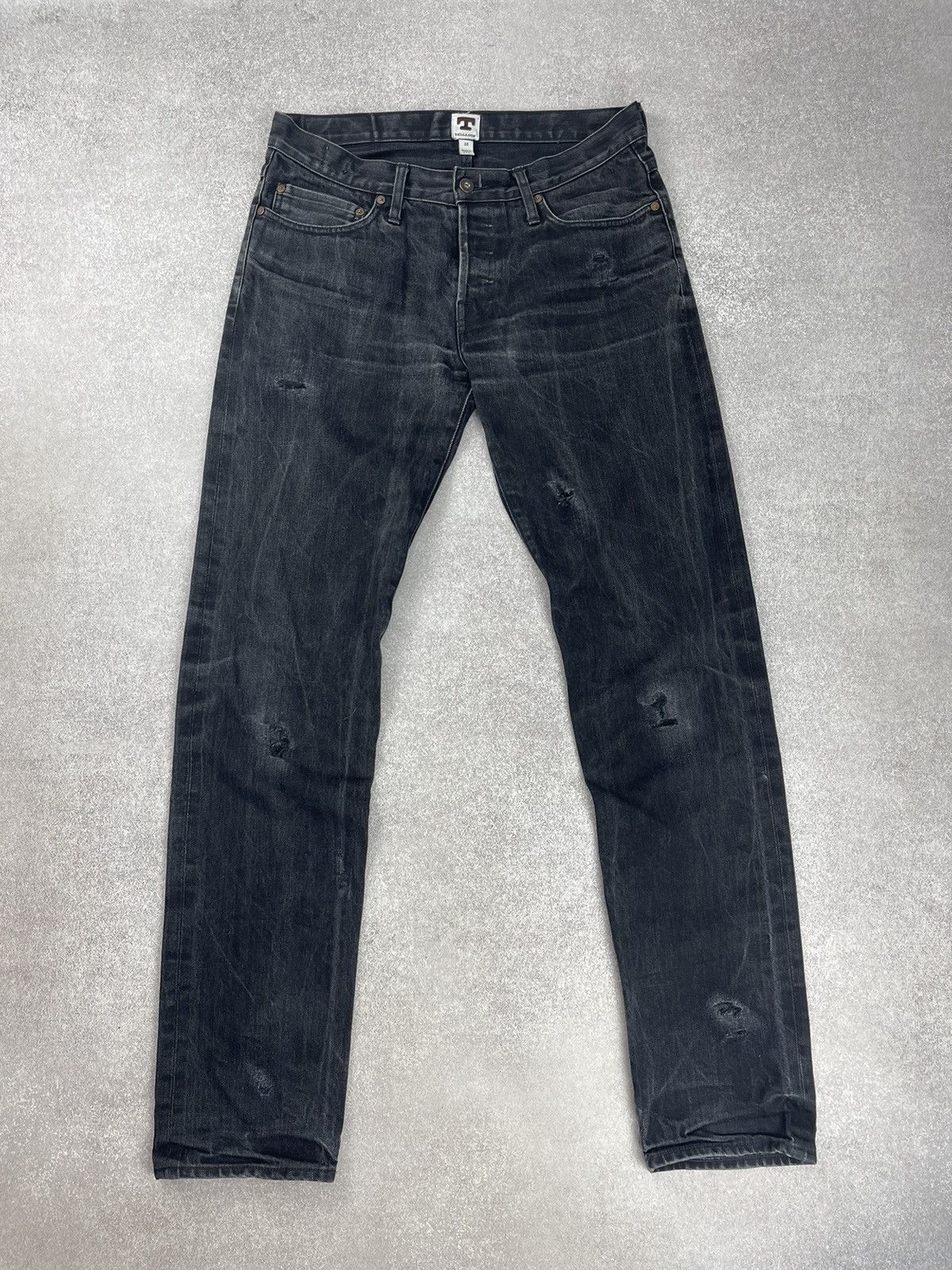 Tellason Vintage Tellason Selvedge Distressed Denim Jeans Size 33 Size US 33 - 1 Thumbnail