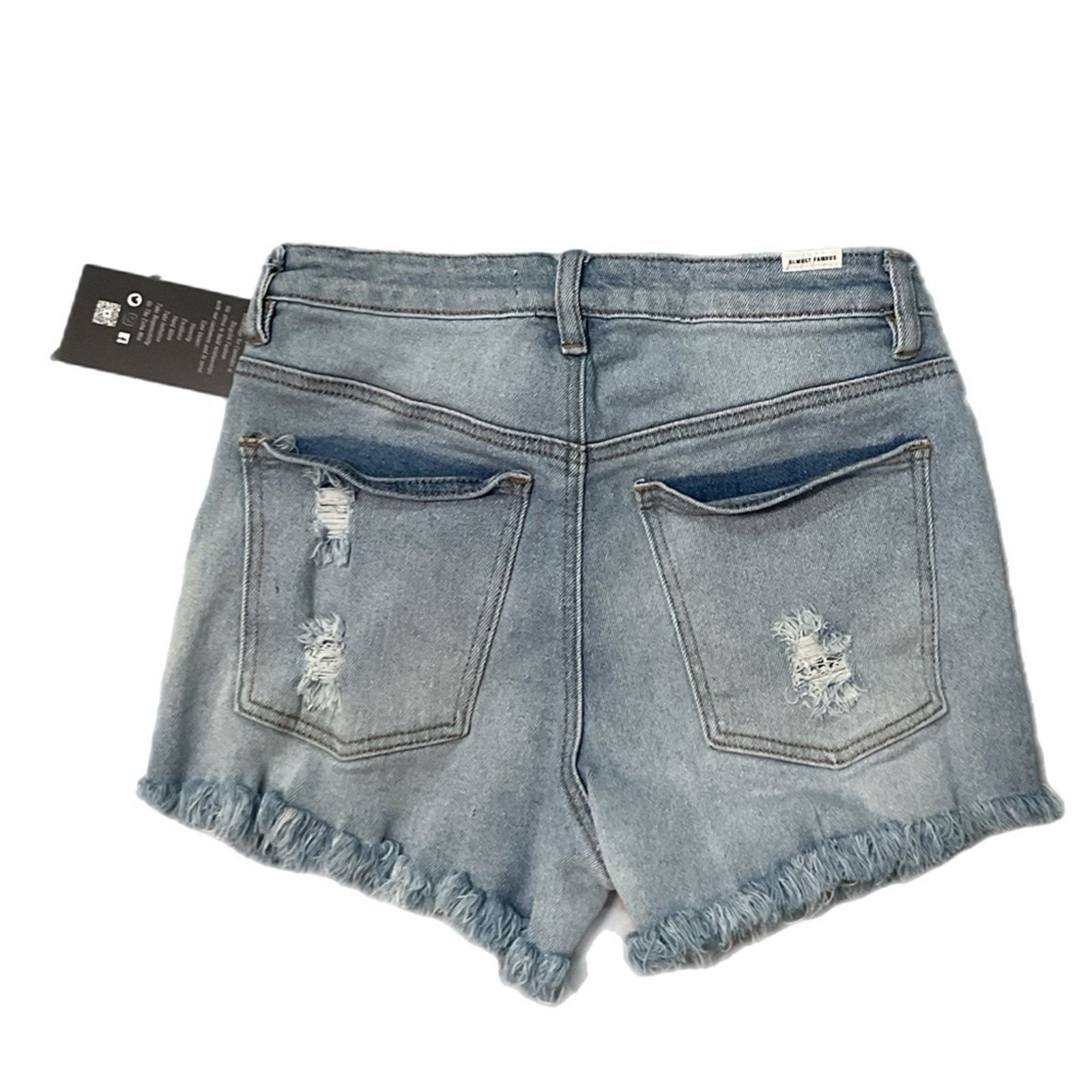 Almost Famous Almost Famous Denim Blue Shorts Size 24" / US 00 / IT 34 - 2 Thumbnail