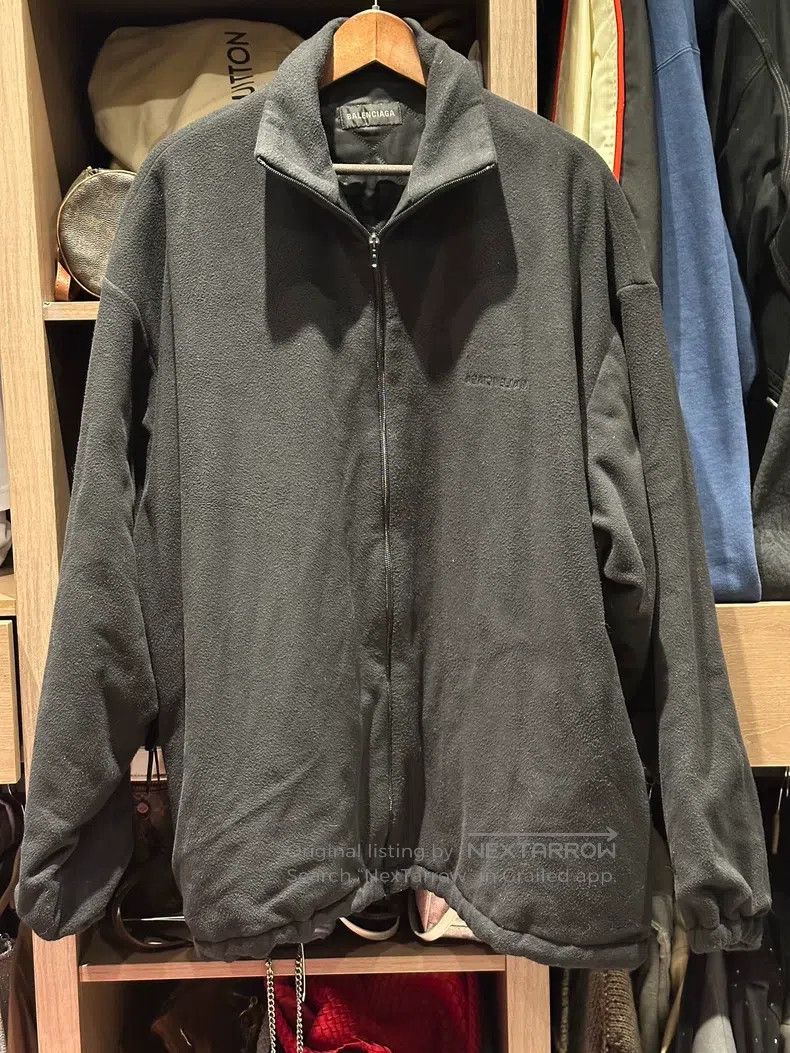 Balenciaga Balenciaga Gray Fleece Jacket Size US S / EU 44-46 / 1 - 2 Thumbnail