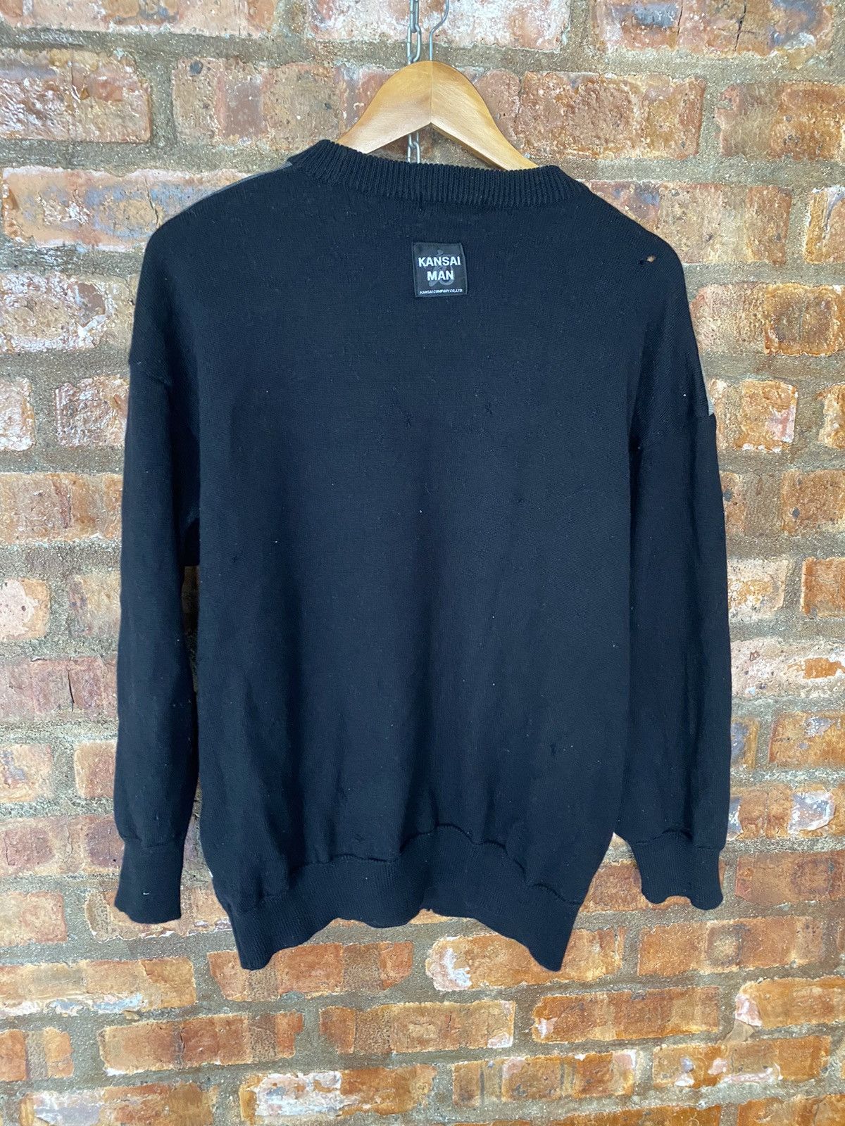 Kansai Yamamoto 1990s iconic Kansai Yamamoto David bowie eye knit Size US L / EU 52-54 / 3 - 13 Thumbnail