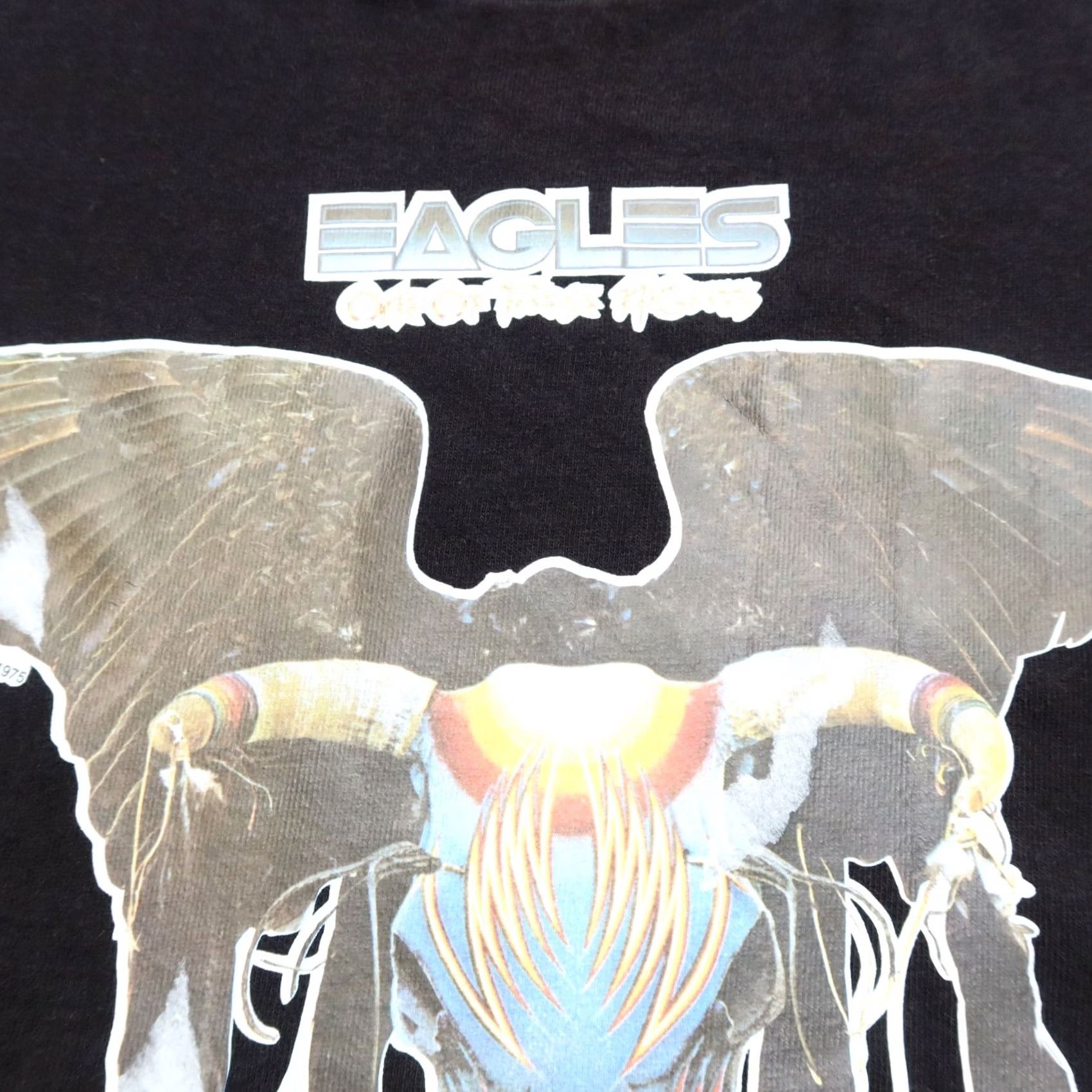 Vintage Vintage Eagles One Of These Nights Rock Band Shirt Mens Medium Black Duke Size US M / EU 48-50 / 2 - 6 Thumbnail