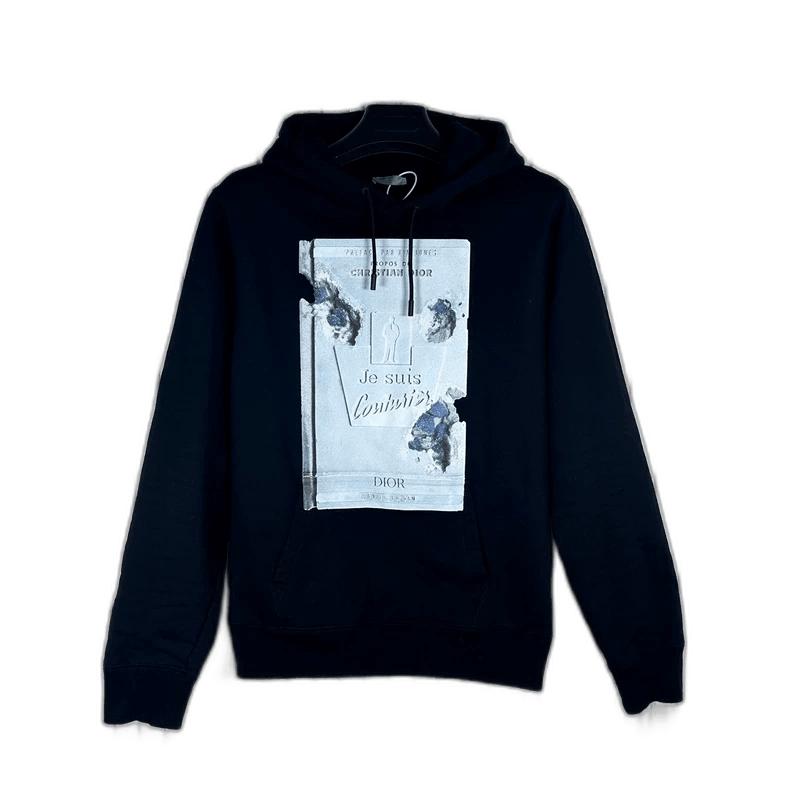 Dior Dior x Daniel Arsham Black Printed Hoodie-2505 Size US S / EU 44-46 / 1 - 1 Thumbnail