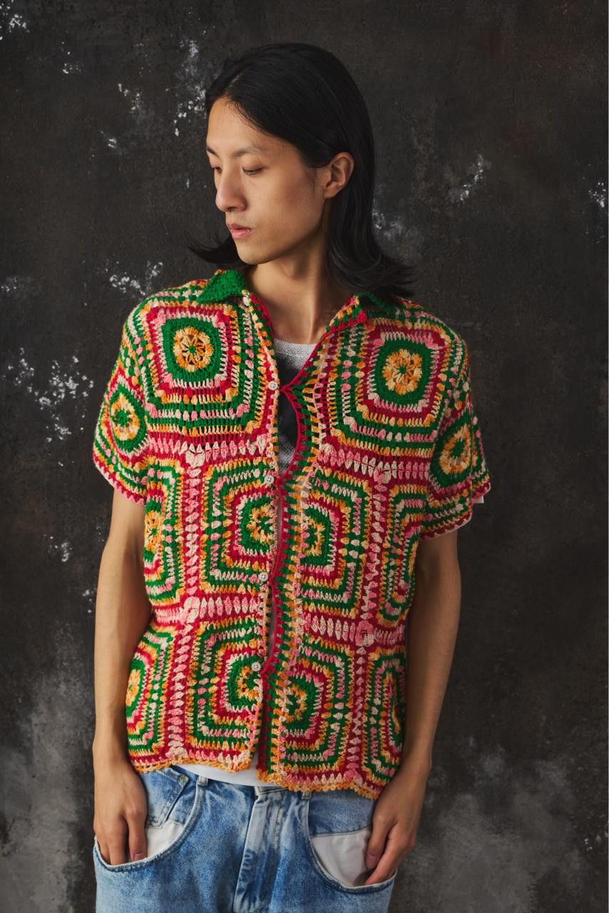 Bode Bode Manchester Crochet Short-Sleeve Shirt Size US S / EU 44-46 / 1 - 4 Thumbnail