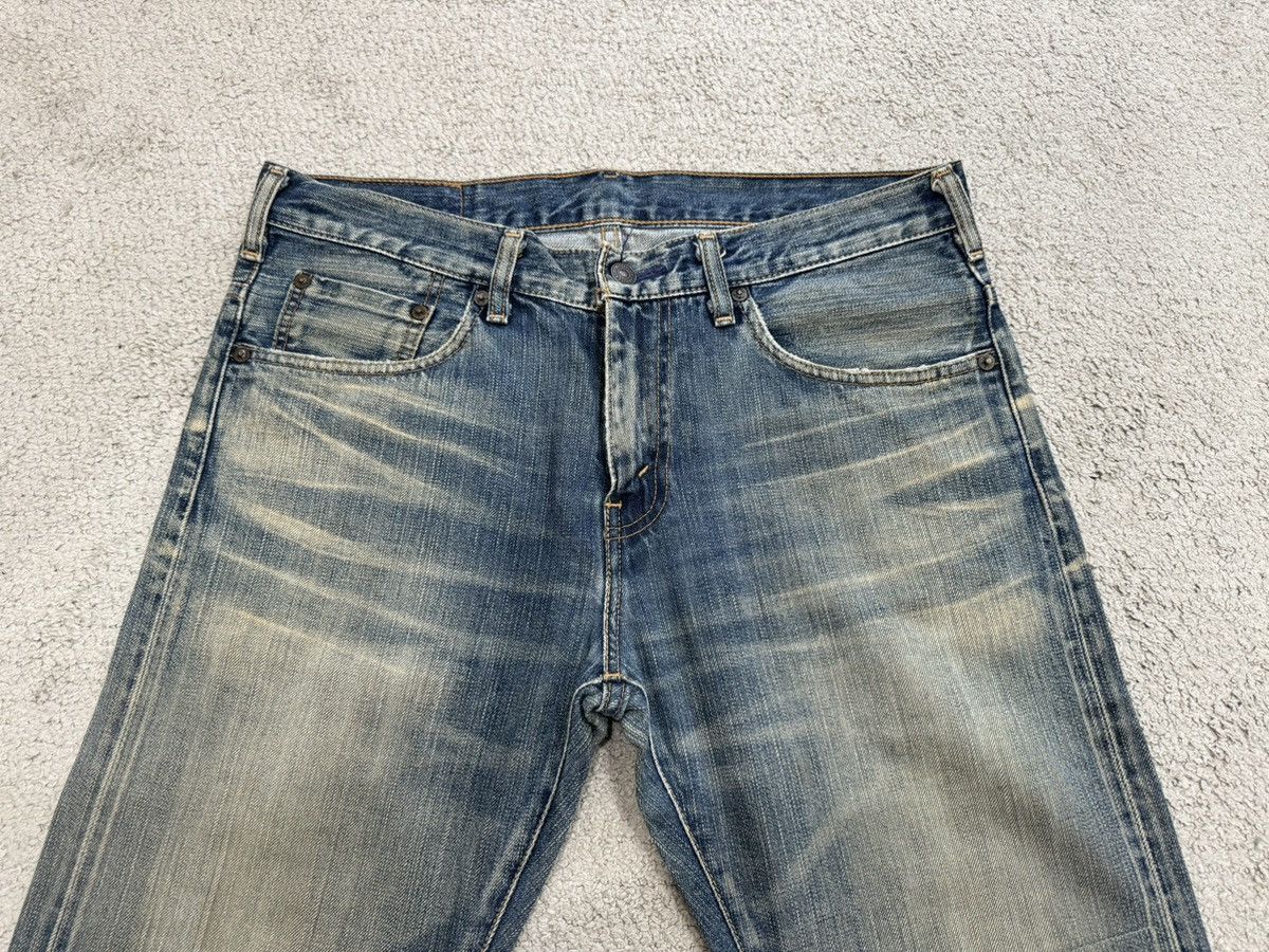 Levi's Best Buy‼️ Vintage 90's Levis 505 Thrashed Selvedge Denim Size US 34 / EU 50 - 3 Thumbnail