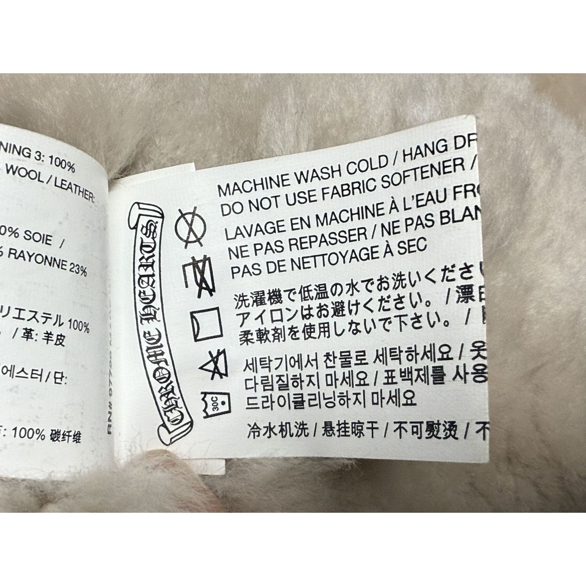Chrome Hearts Chrome Hearts Black Bomber Jacket With Shearling Lining & Cr Size M / US 6-8 / IT 42-44 - 12 Thumbnail