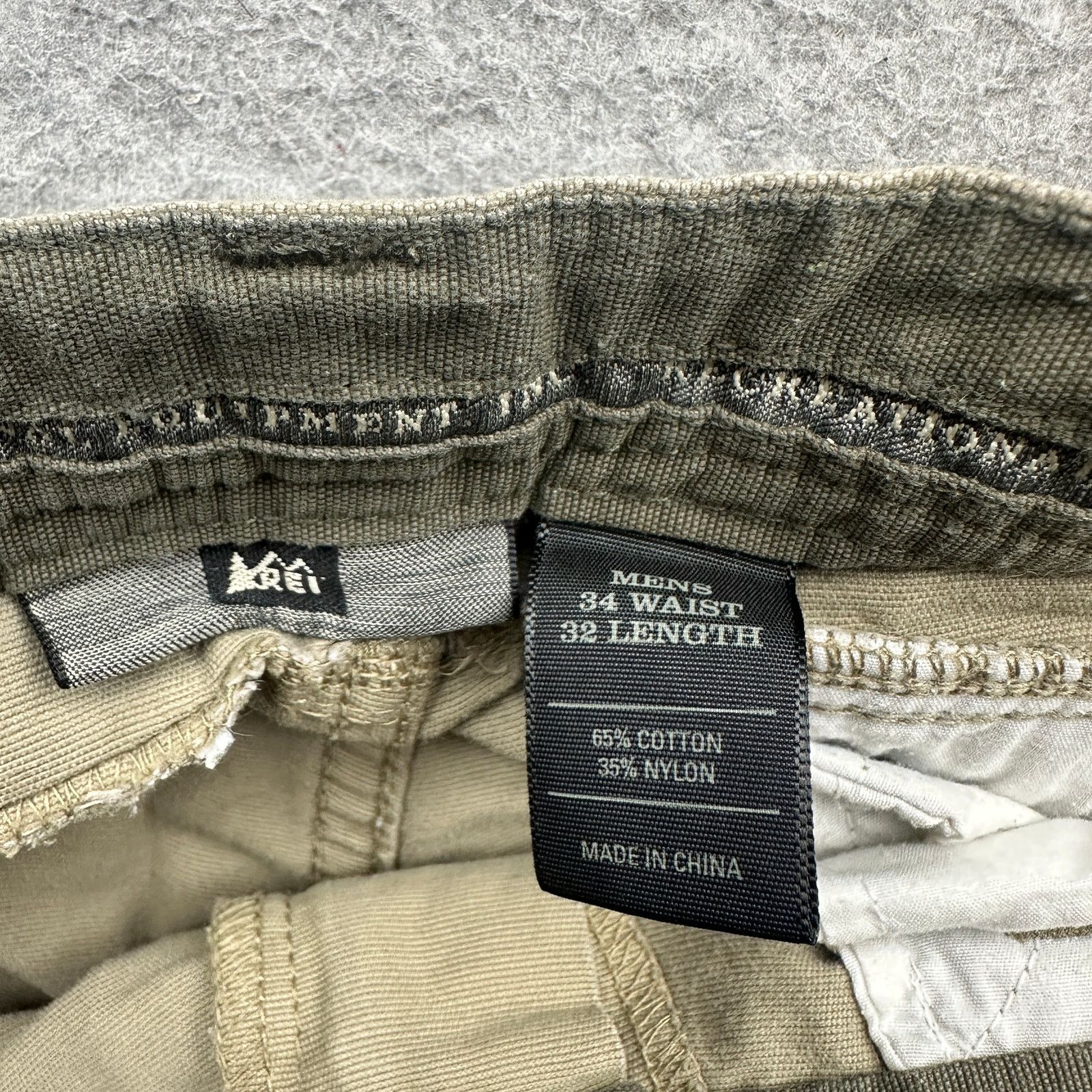 Rei REI Co-op Trailmade Convertible Shorts Pants Cargo Men 34x32 Size US 34 / EU 50 - 2 Thumbnail