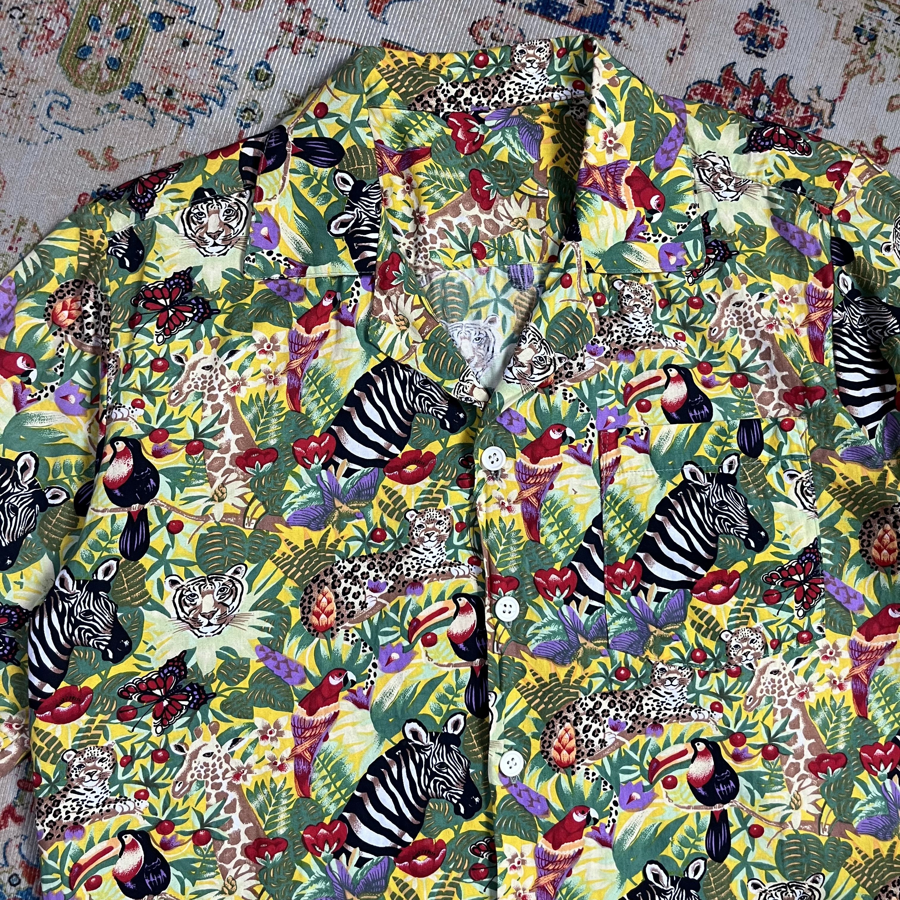If Six Was Nine × Issey Miyake Zoo animal aov open collar button short Size US L / EU 52-54 / 3 - 3 Thumbnail