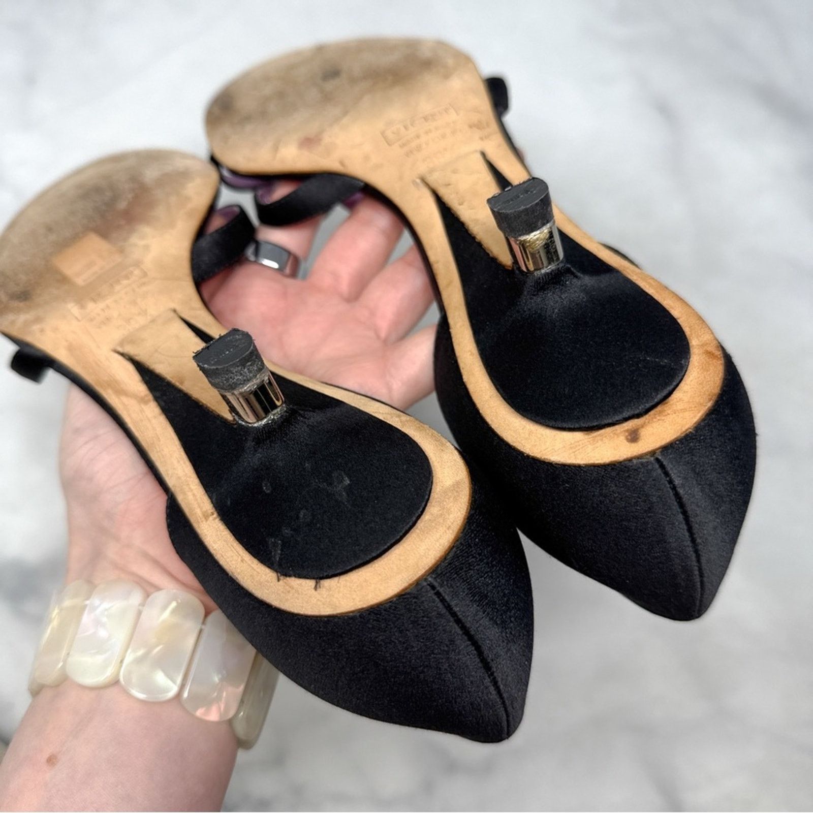 Giuseppe Zanotti Giuseppe Zanotti Vicini Vintage Y2K Flower Kitten Heel Mules Size US 9.5 / IT 39.5 - 10 Thumbnail