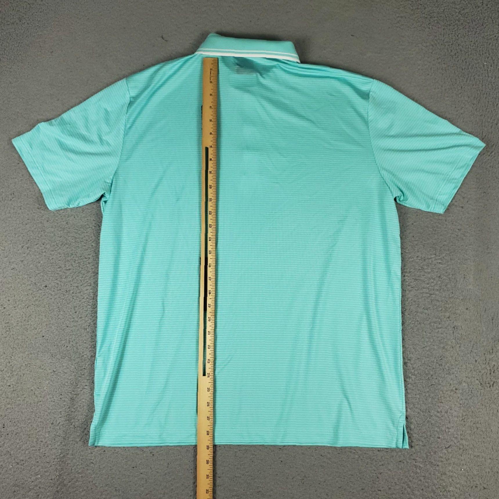 Callaway Callaway Polo Shirt Mens Size Large Blue Striped Opti Dri Fit Golf Short Sleeve Size US L / EU 52-54 / 3 - 5 Thumbnail