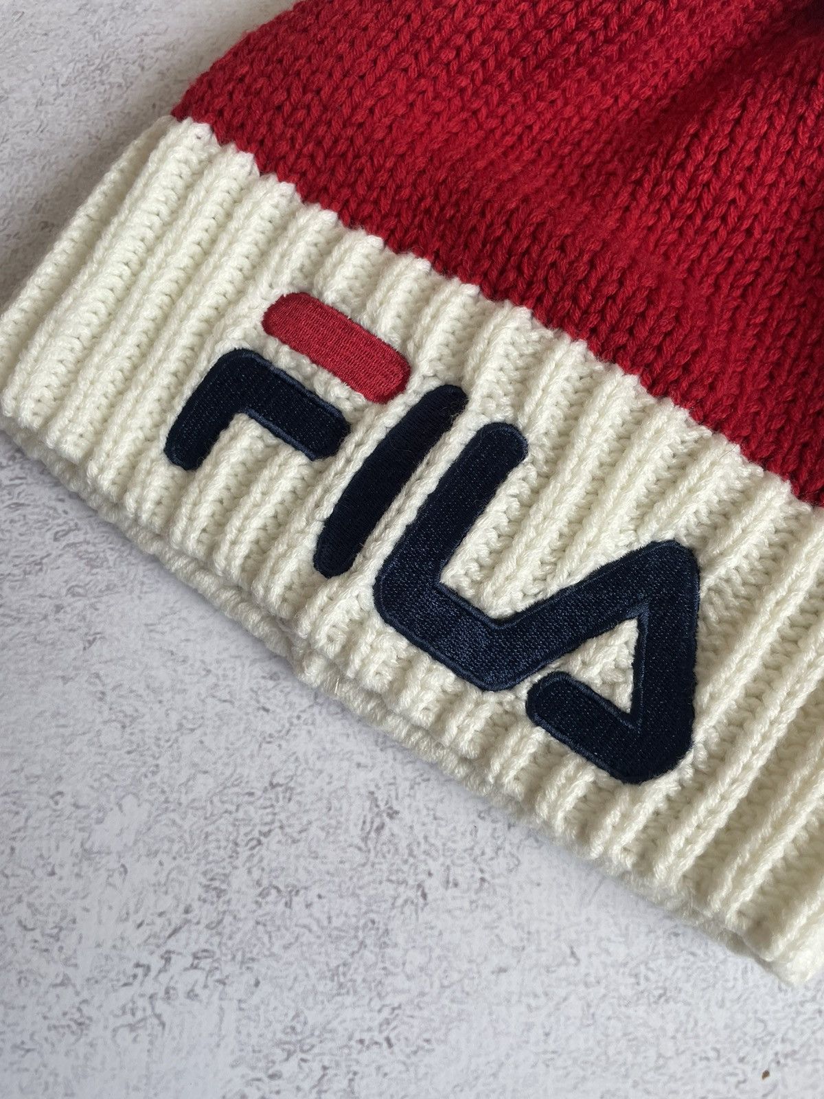 Fila Hat Fila Red White One Size Size ONE SIZE - 3 Thumbnail