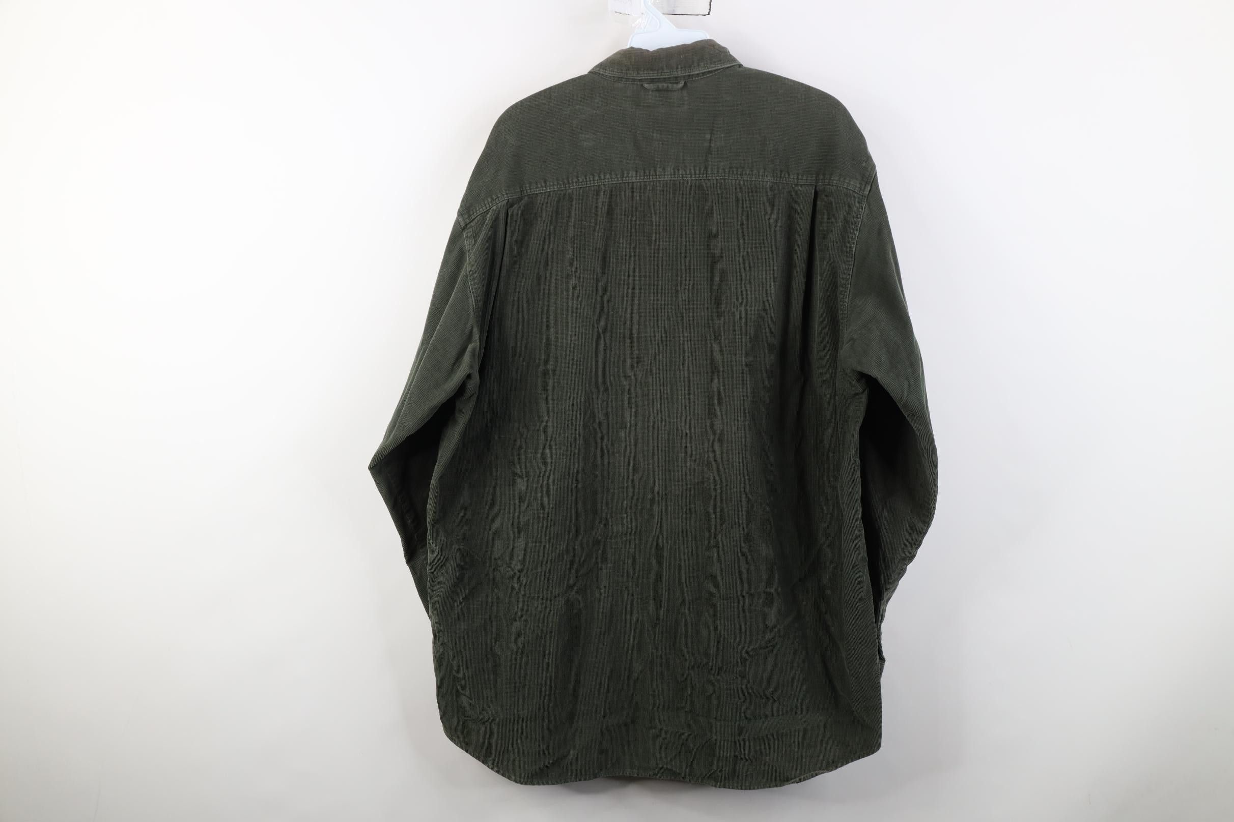 Columbia Vintage 90s Y2K Columbia Corduroy Collared Button Down Shirt Size US XL / EU 56 / 4 - 14 Thumbnail