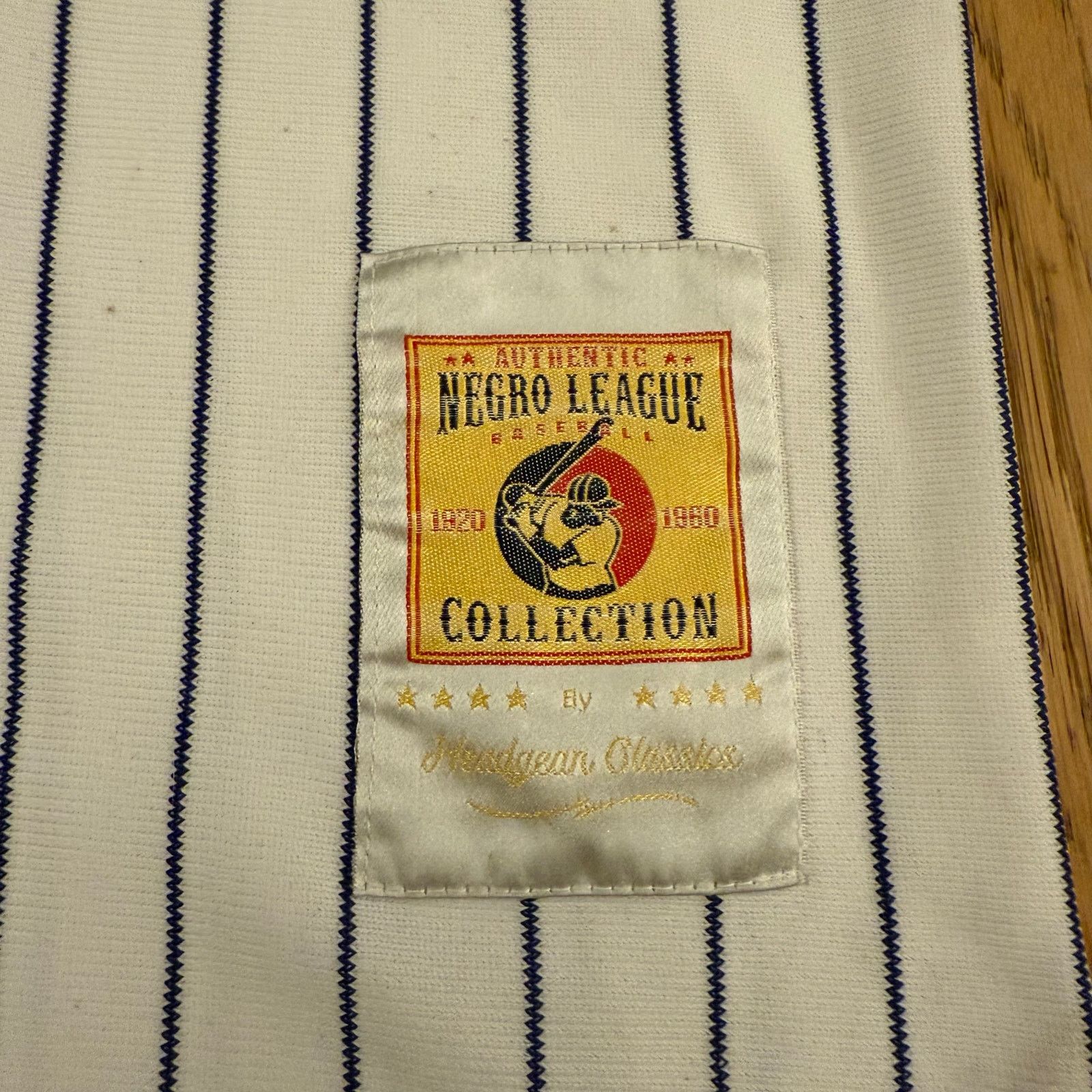 Authentic Negro Leagues Detroit Stars Pinstripe Jersey Negro League Collection Size US XL / EU 56 / 4 - 4 Thumbnail