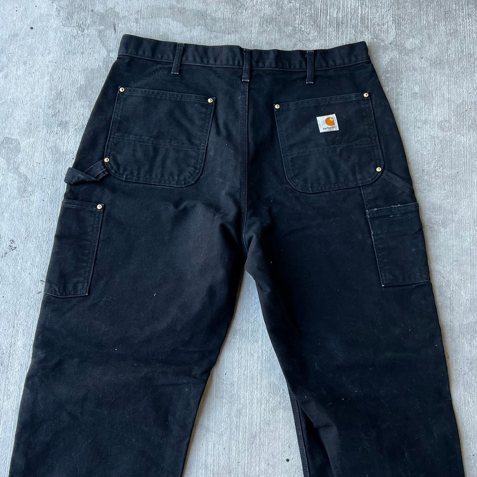 Carhartt × Vintage Carhartt black double knee work wear carpenter pants Size US 36 / EU 52 - 6 Thumbnail