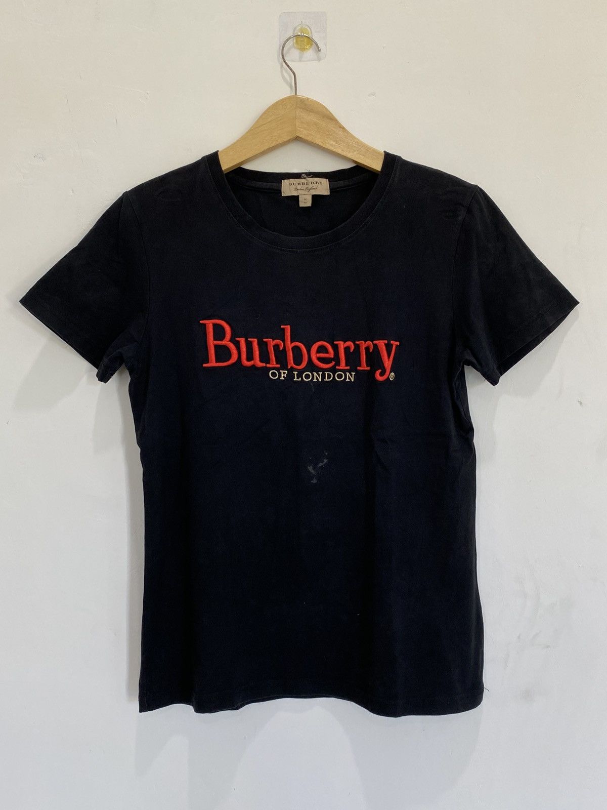 Embroidery burberry tee