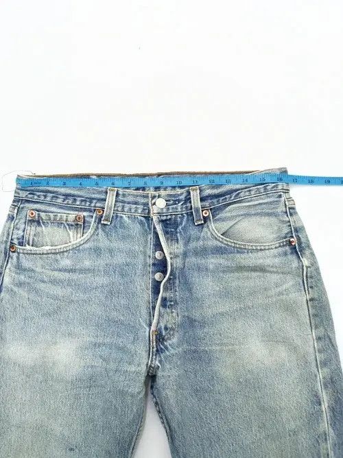 Levi's 90s Vintage Levi's 501 Made In USA Distressed Jeans 32x30 Size US 32 / EU 48 - 6 Thumbnail