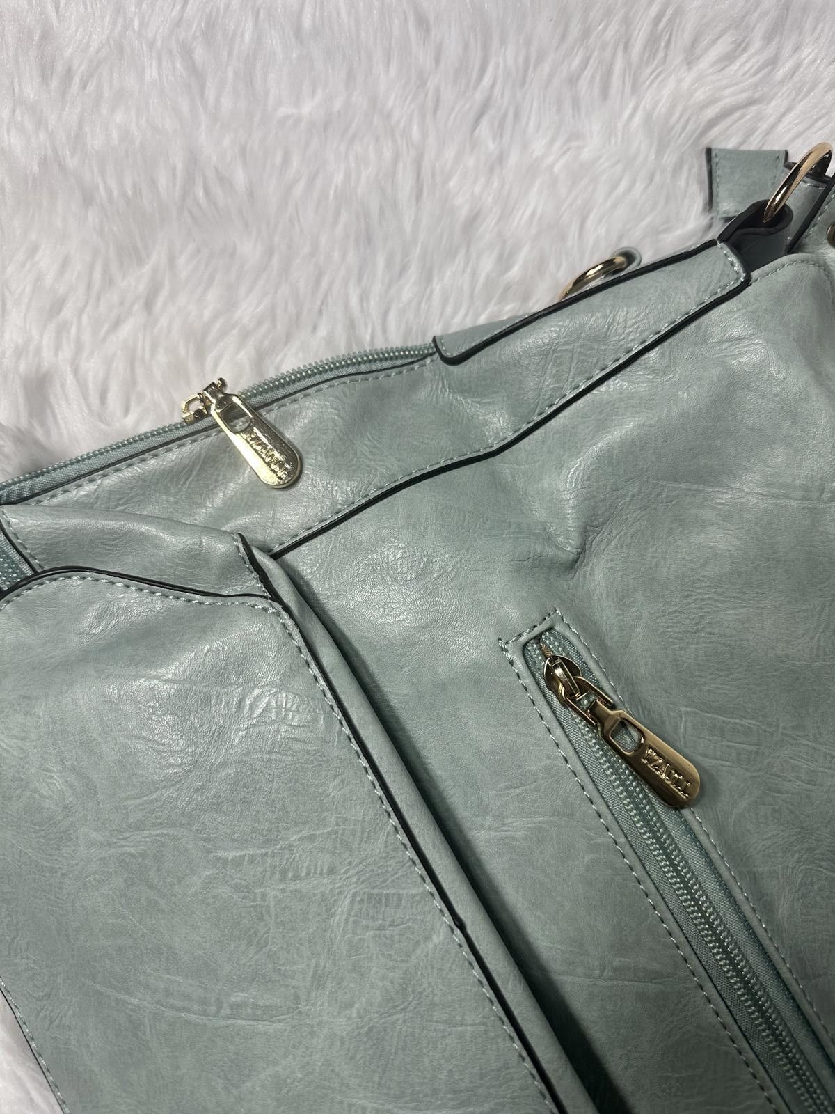 Genetic Manipulation Shinichiro Kuriya YZAOLL Light Blue Faux Leather Multi-Piece Handbag Set Size ONE SIZE - 5 Thumbnail