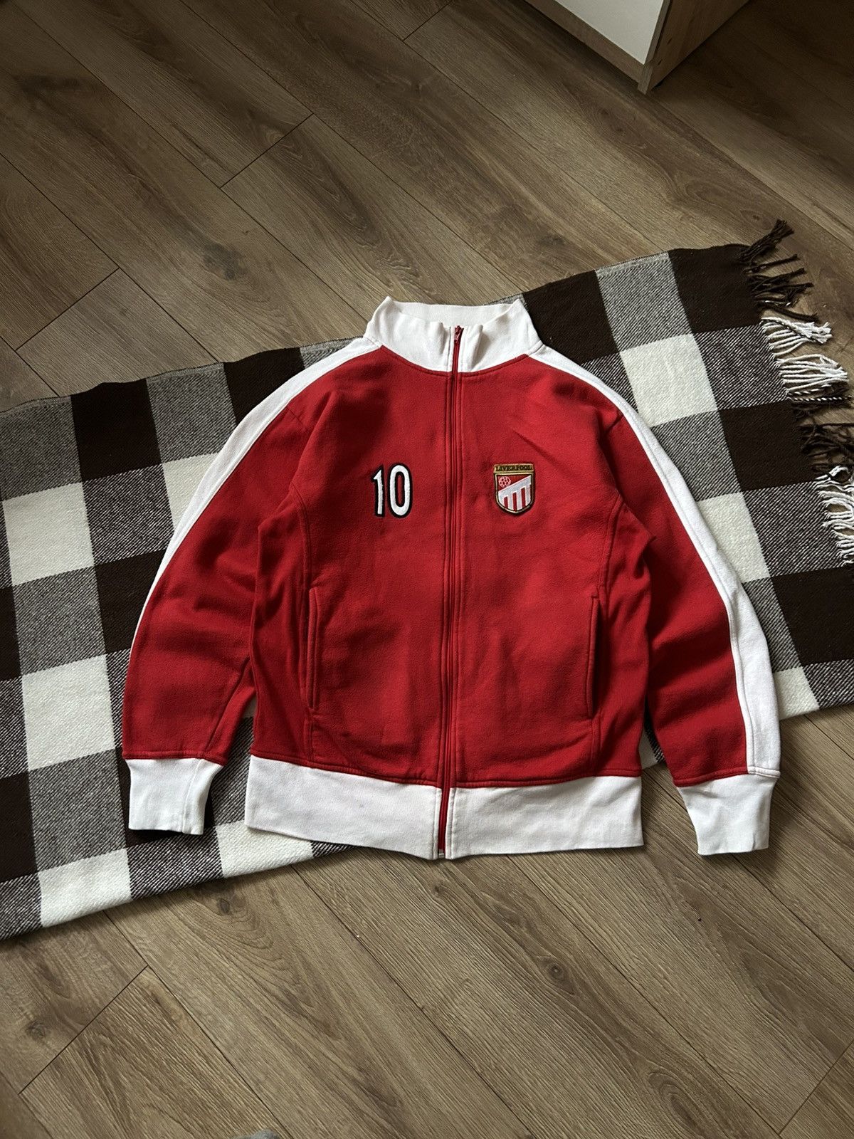 Vintage Vintage Liverpool big logo y2k soccer sweatshirt mens Size US L / EU 52-54 / 3 - 1 Thumbnail