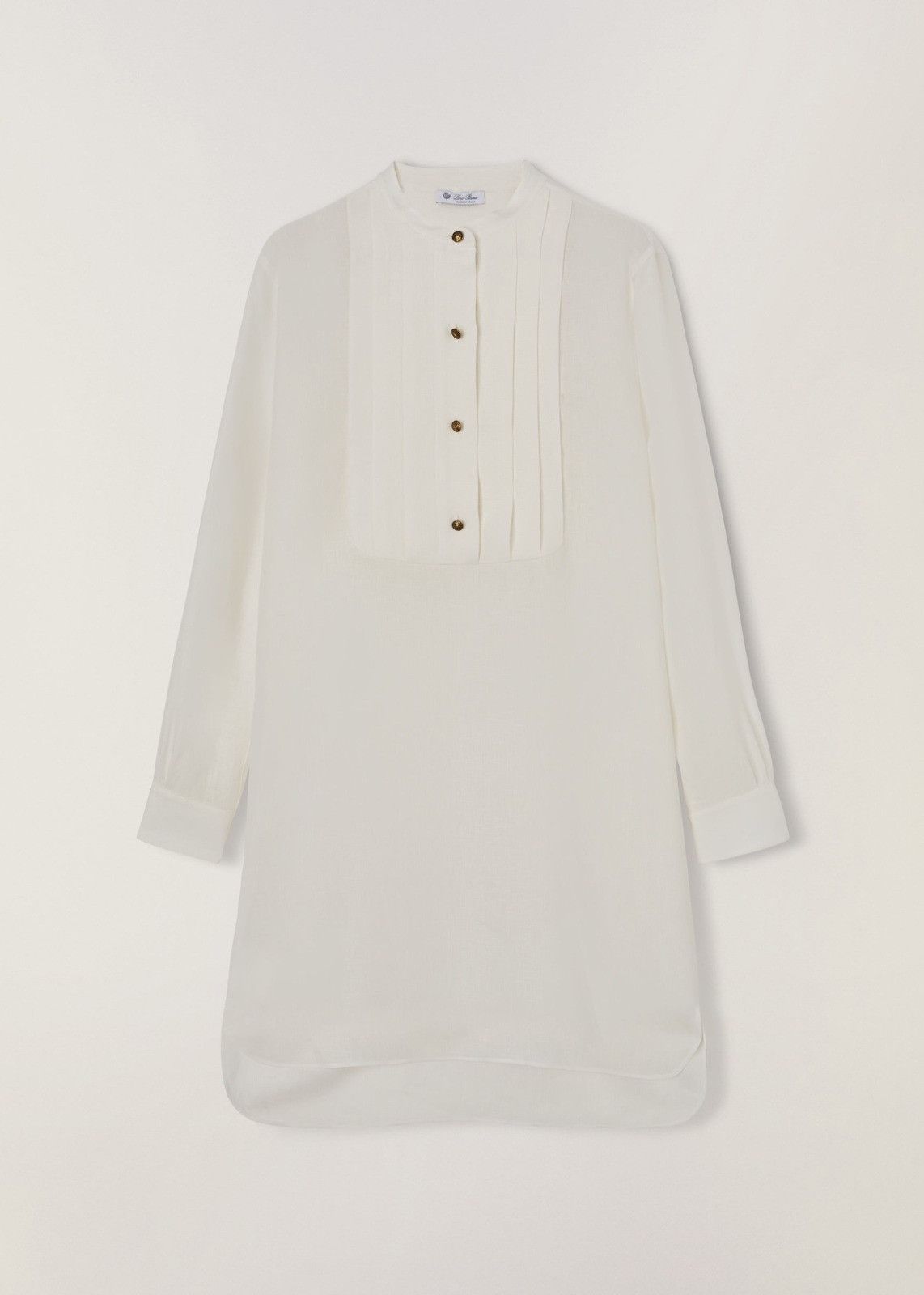 Loro Piana o1srvl11e1224 Solaire Shirt in White Size M / US 6-8 / IT 42-44 - 1 Thumbnail