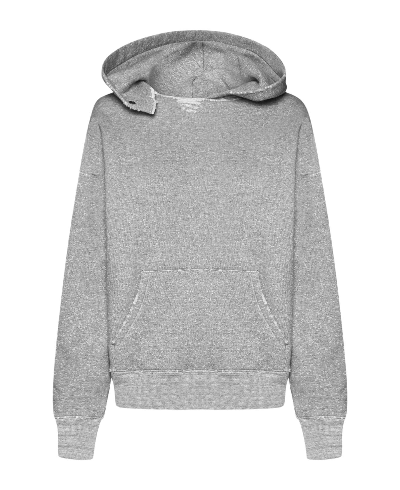 Saint Laurent Paris o1y0126 Hoodie in Gray Size S / US 4 / IT 40 - 1 Thumbnail