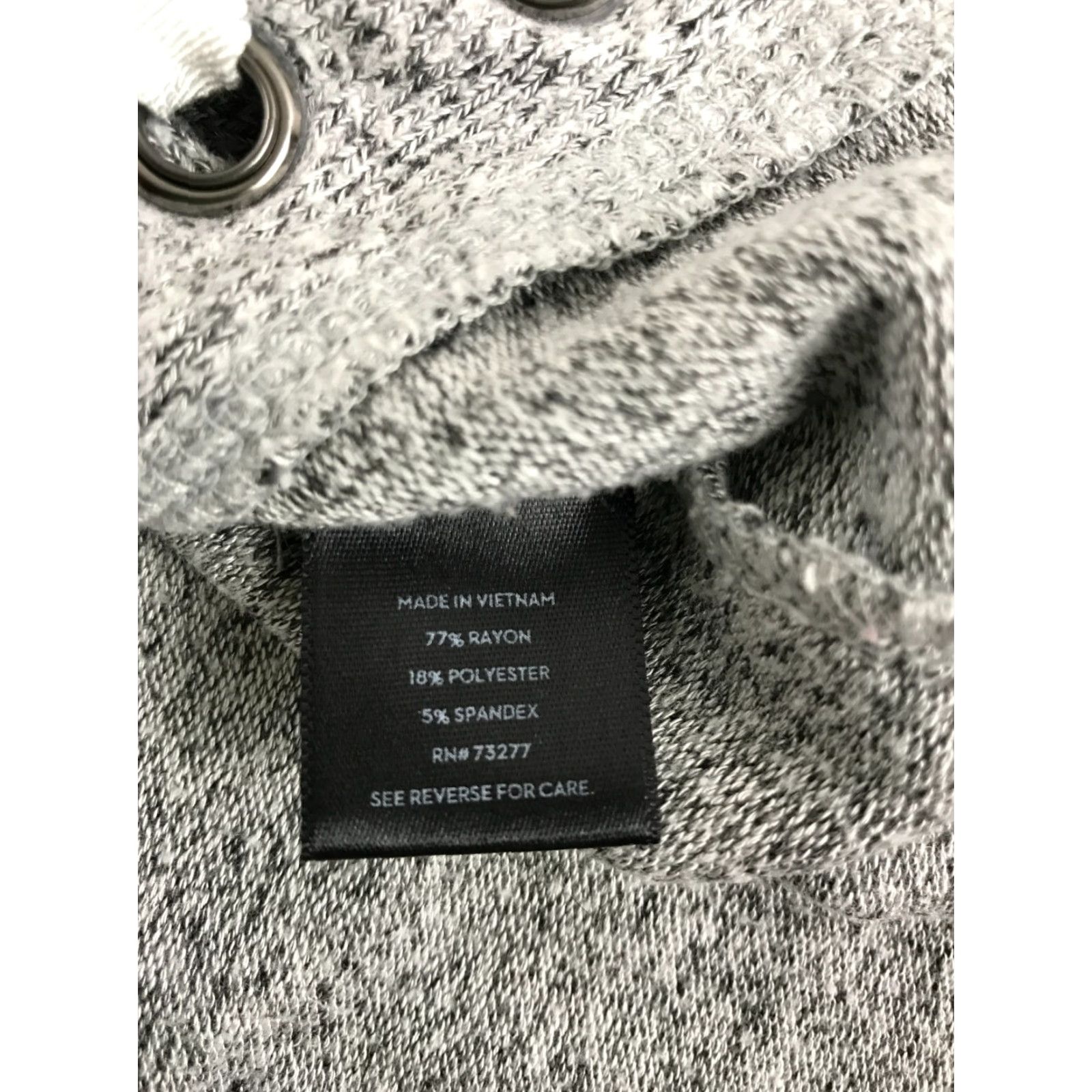 Vintage Simply Vera Vera Wang Sweater Women's Small Gray Black Oversized Tie Front Size S / US 4 / IT 40 - 7 Thumbnail