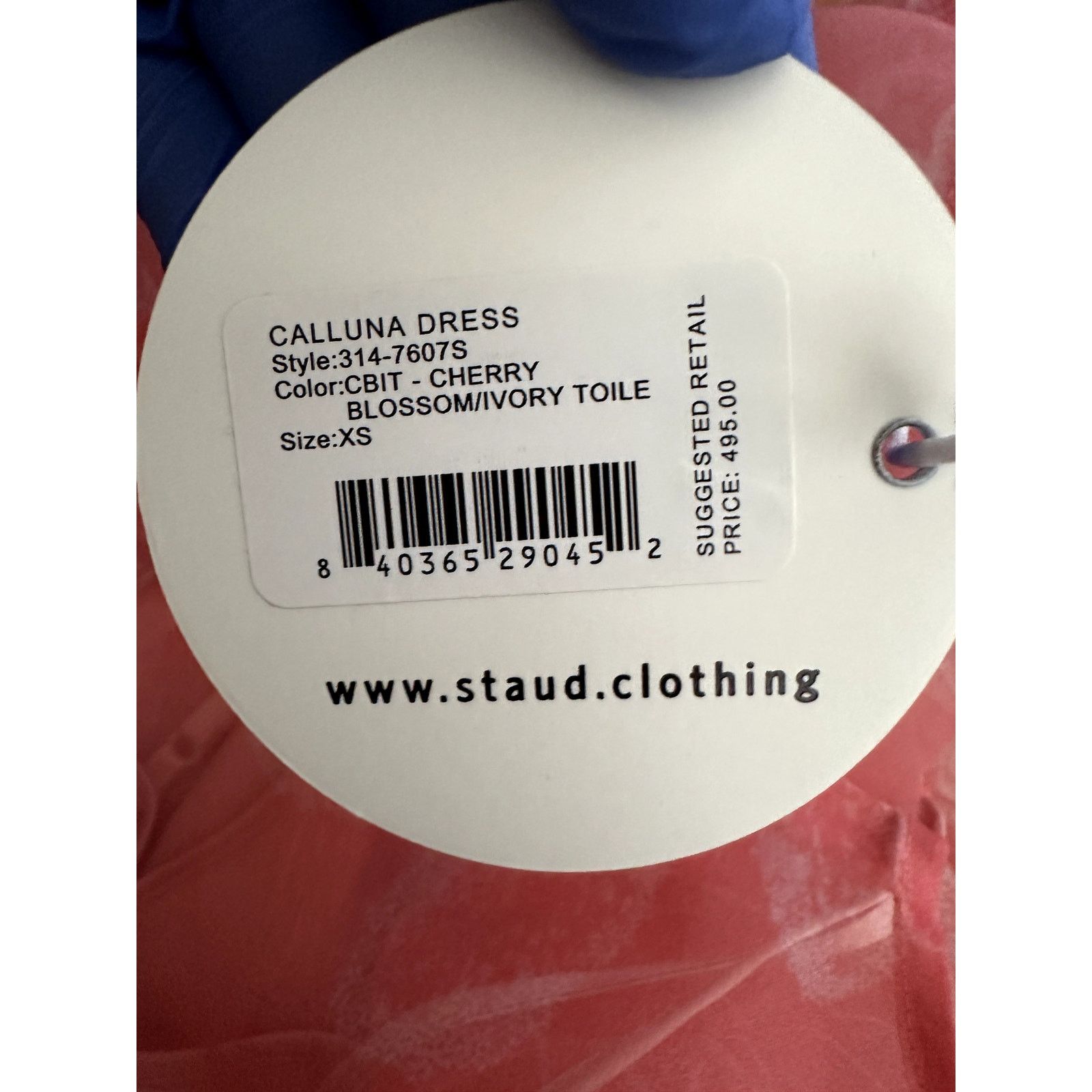 Staud STAUD Calluna Dress Cherry blossom XS Size XS / US 0-2 / IT 36-38 - 7 Thumbnail