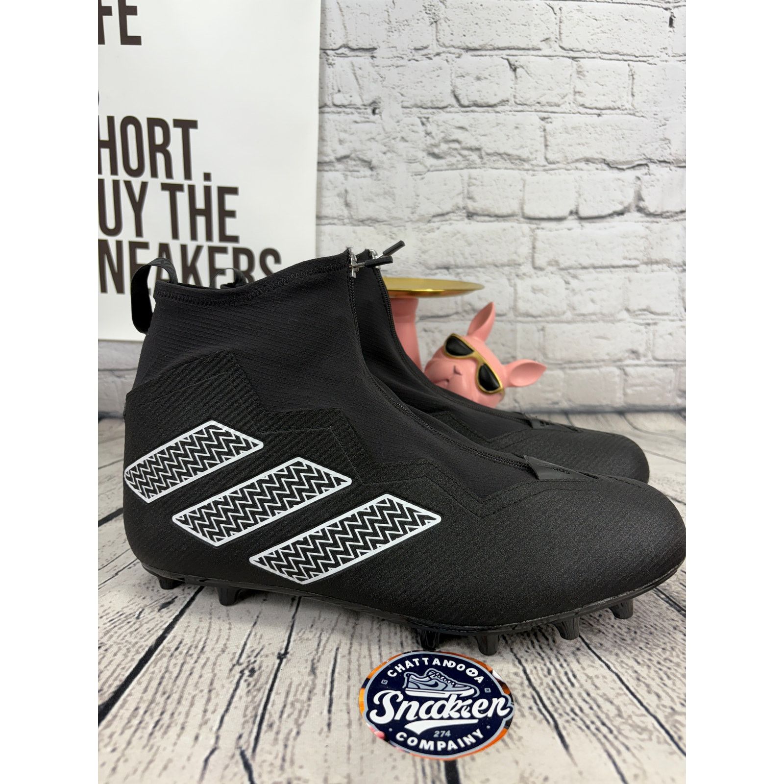 Adidas Adidas SM Nasty Fly Football Cleats Mens 17 Black Lineman Size US 15 / EU 48 - 5 Thumbnail