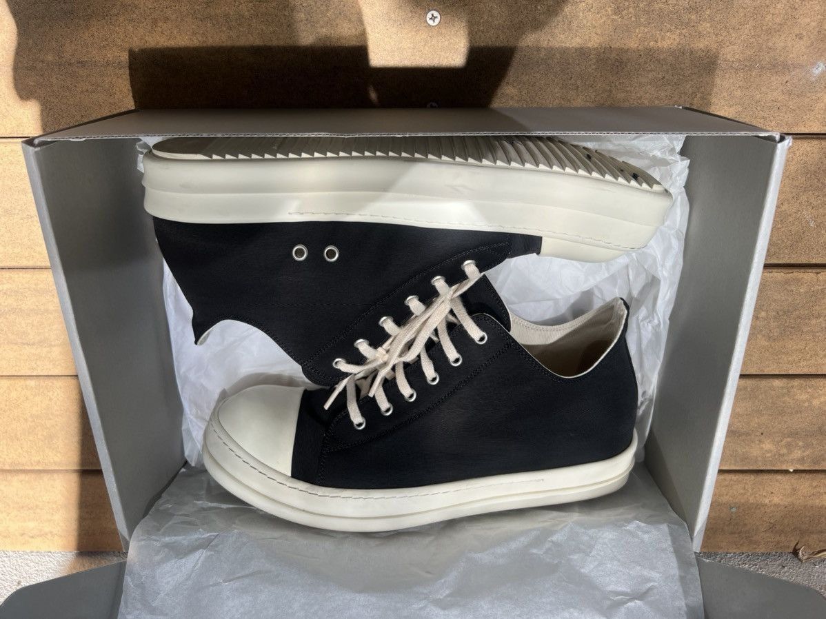 Rick Owens Rick Owens DRKSHDW Low CottonNylon Sneakers Size US 11 / EU 44 - 9 Thumbnail