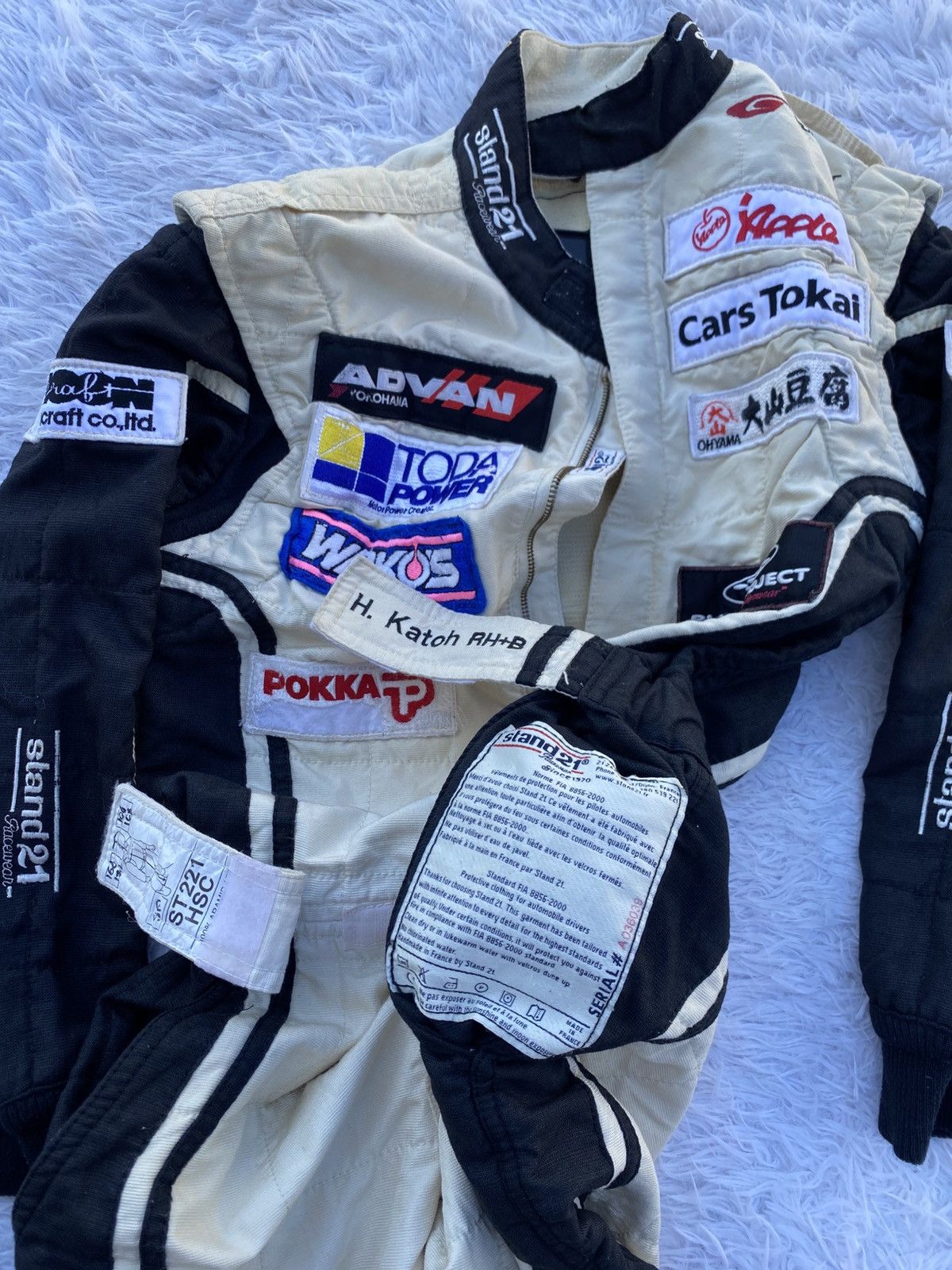 Racer Worldwide Rare Vintage Yokohama Coverall Racing Outfit Japan Size US S / EU 44-46 / 1 - 11 Thumbnail