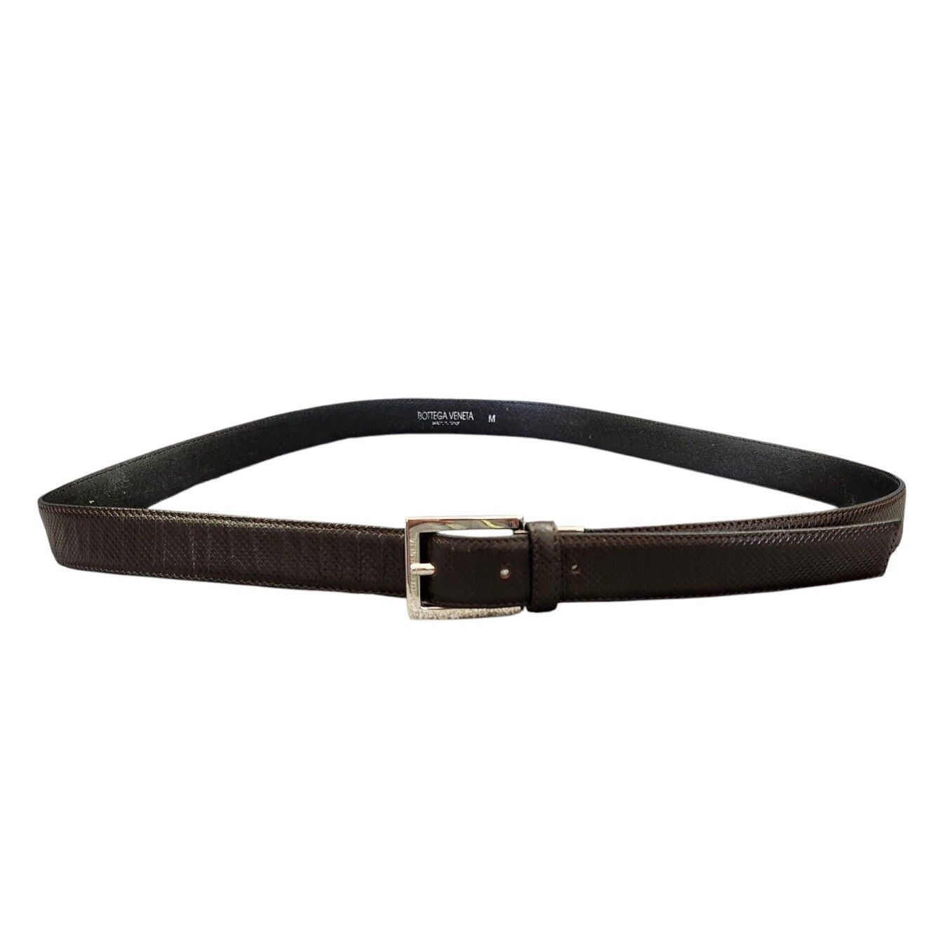 Bottega Veneta Bottega Veneta Brown Leather Unisex Leather Belt Size M Size ONE SIZE - 2 Thumbnail