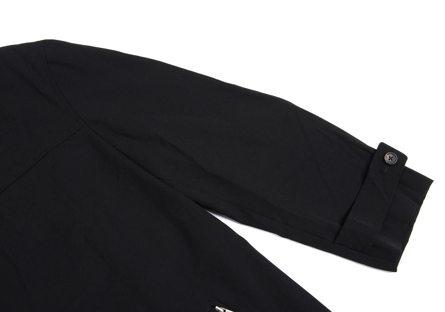 Yohji Yamamoto Yohji Yamamoto Wool Gabardine Jacket Black M Size US M / EU 48-50 / 2 - 4 Thumbnail