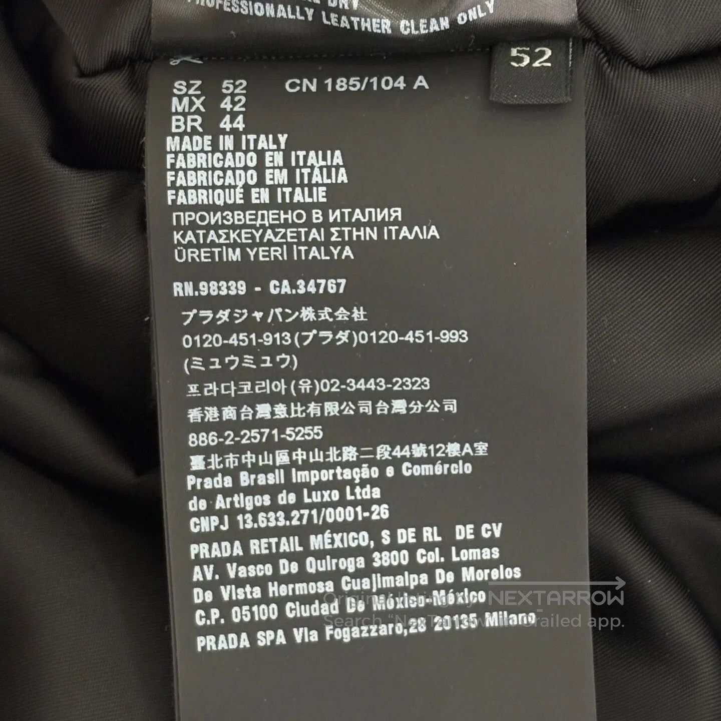 Prada Prada size52 By Raf Simons sheepskin baseball uniform Size US L / EU 52-54 / 3 - 4 Thumbnail