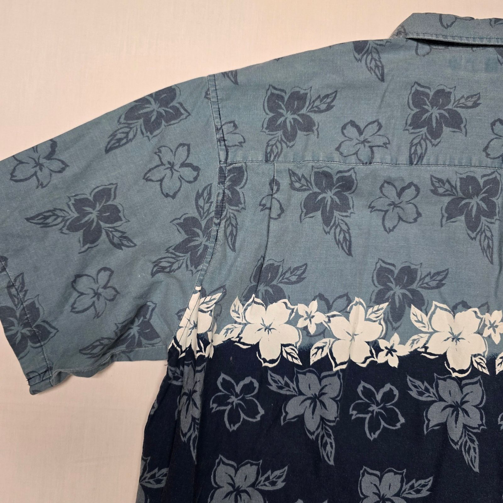 Cherokee × Vintage Floral Hawiian Cherokee XL Flower Tropical Beach Blue Shirt Size US XL / EU 56 / 4 - 9 Thumbnail