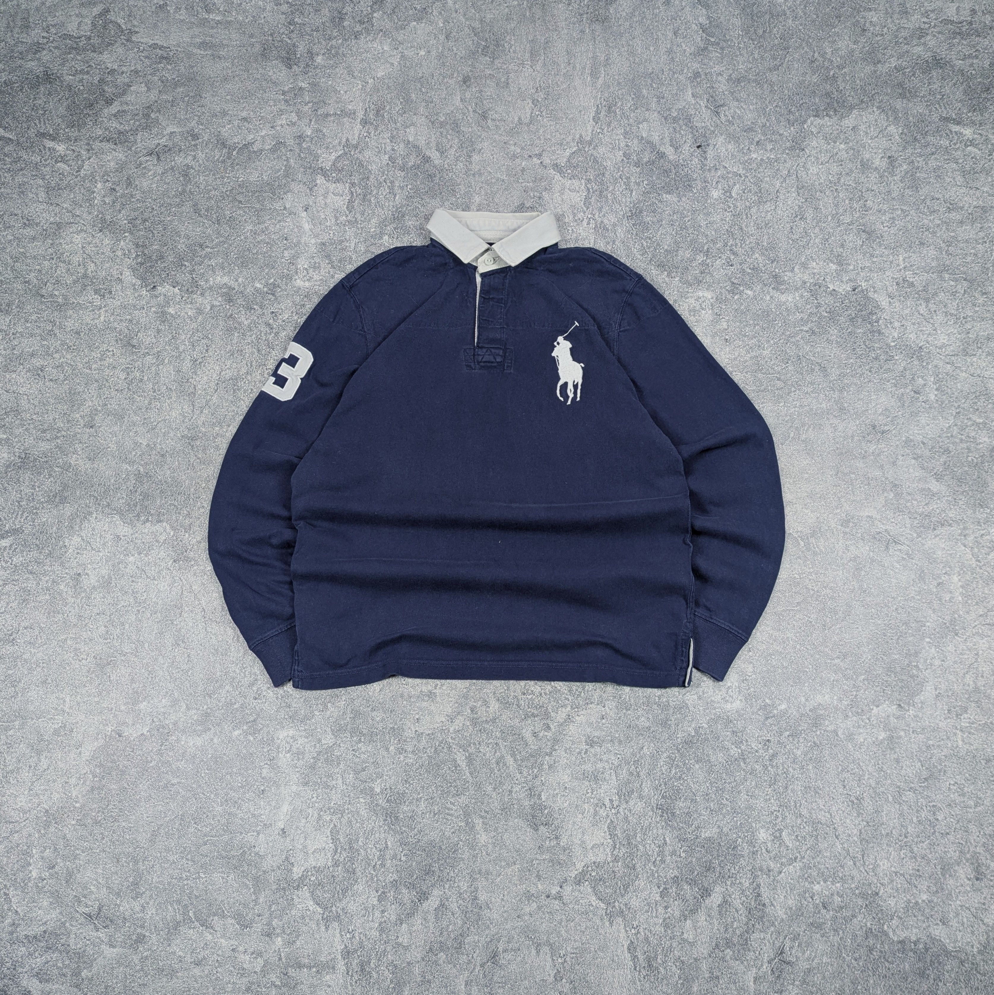 Polo Ralph Lauren Vintage Polo Ralph Lauren Big Pony #3 Long Sleeve ...