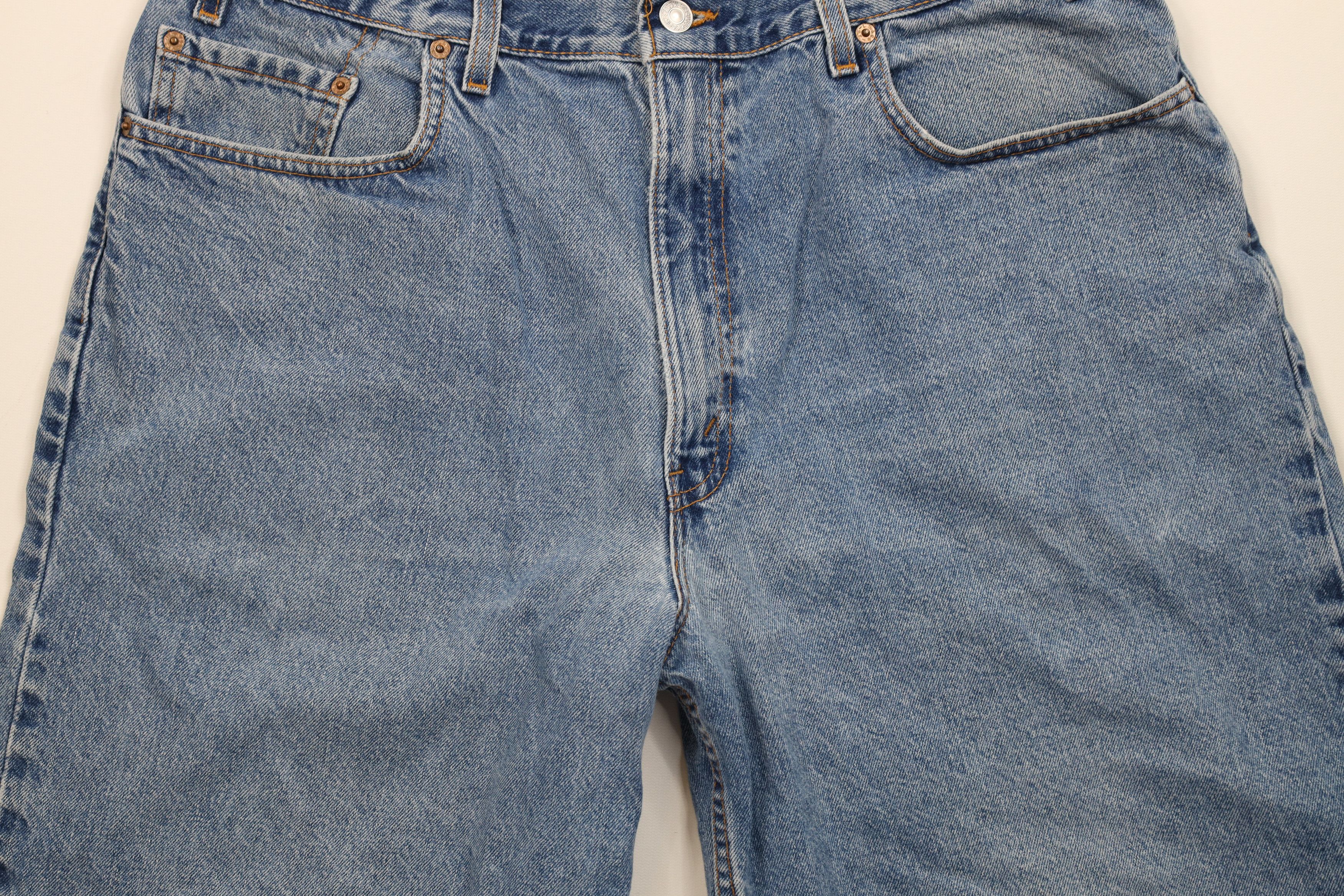 Levi's Vintage Y2K 2000 Levis 569 Fit Denim Jeans Shorts Jorts USA Size US 38 / EU 54 - 3 Thumbnail
