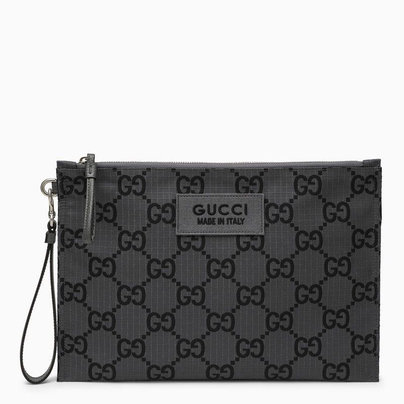 Gucci oc11z1225 Size: OS / GG Ripstop Pouch in Dark Grey Size ONE SIZE - 1 Thumbnail