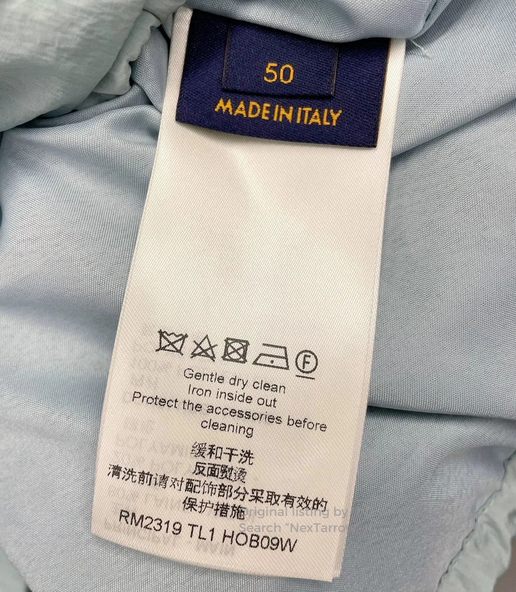 blue mixed sweatshirt from Louis Vuitton.