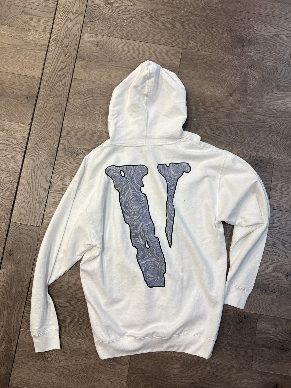Vlone Vlone pop smoke the woo hooded sweatshirt extra large white Size US XL / EU 56 / 4 - 2 Thumbnail