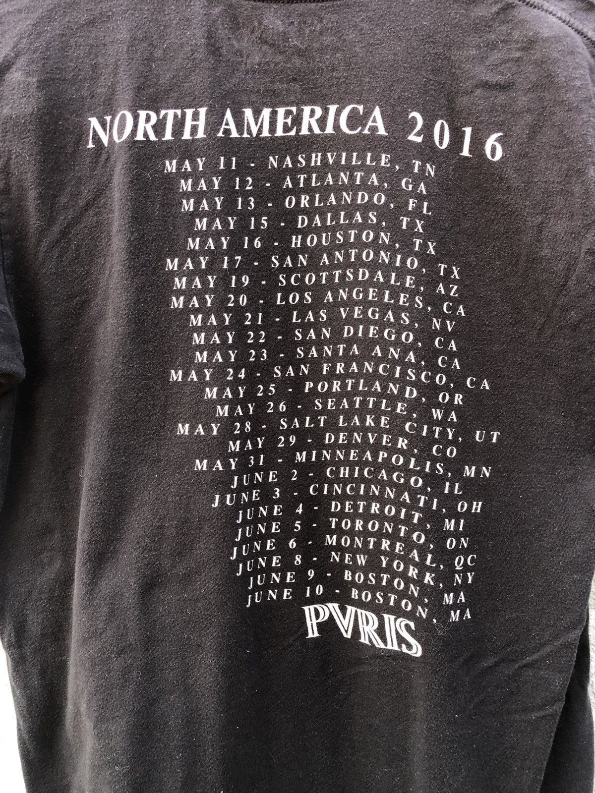 Band Tees Vintage PVRIS North America 2016 Tour Tee Size US M / EU 48-50 / 2 - 11 Thumbnail