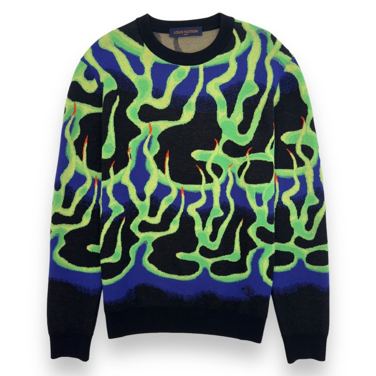 Louis Vuitton Louis Vuitton Round-Neck Graphic Print Sweatshirt L Size US L / EU 52-54 / 3 - 1 Thumbnail