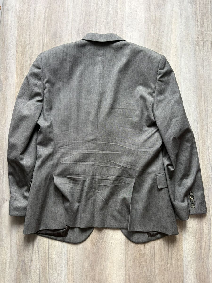 Alexander McQueen Alexander Mcqueen 2007 Grey Double Button Suit Size 42R - 3 Thumbnail