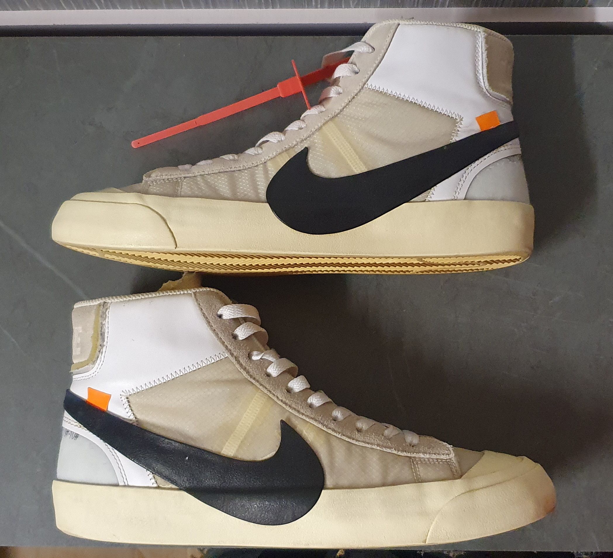 Nike × Off-White Nike Blazer Mid Off-White The Ten Size US 9.5 / EU 42-43 - 2 Thumbnail