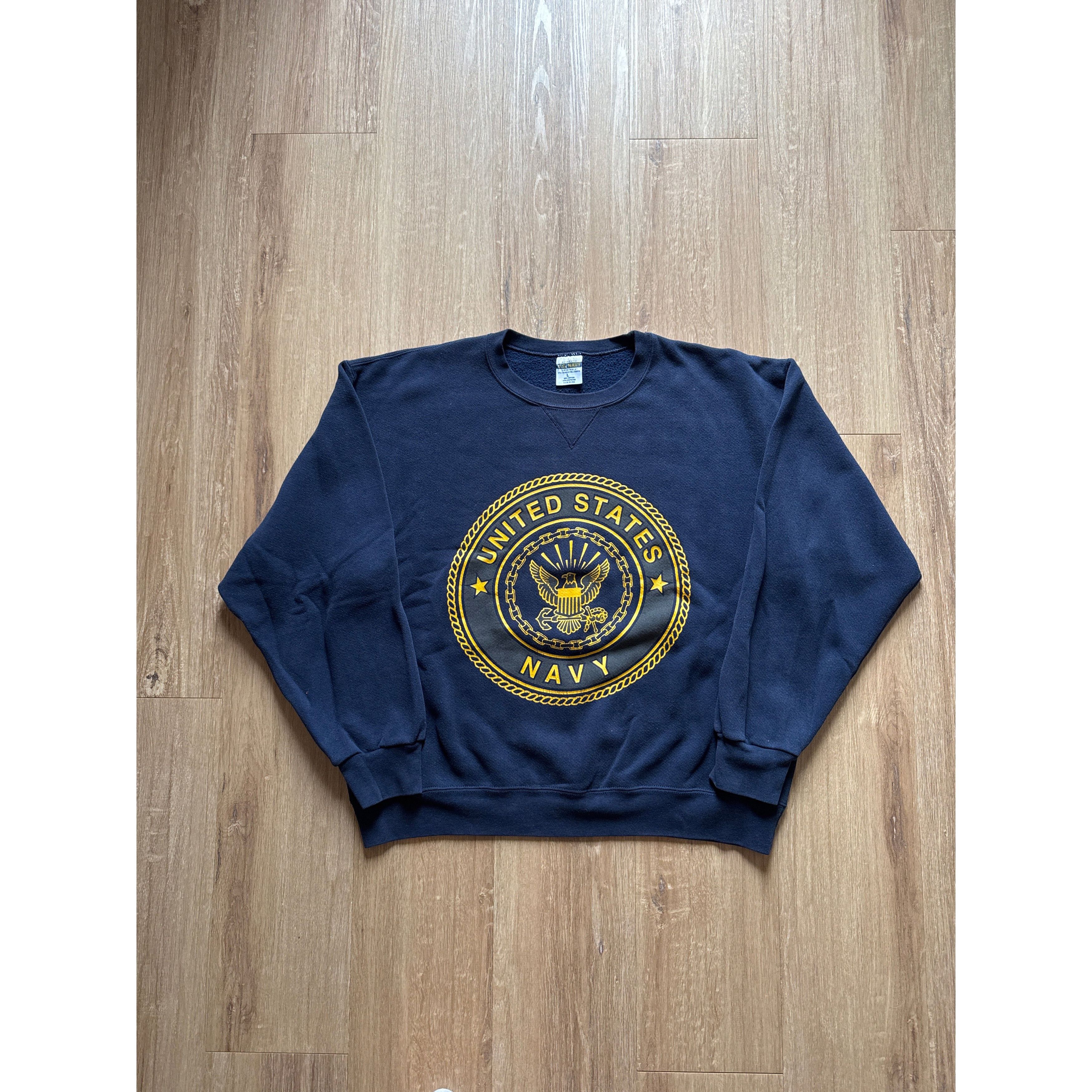 Other Vintage United States Navy Sweatshirt Size US L / EU 52-54 / 3 - 1 Thumbnail