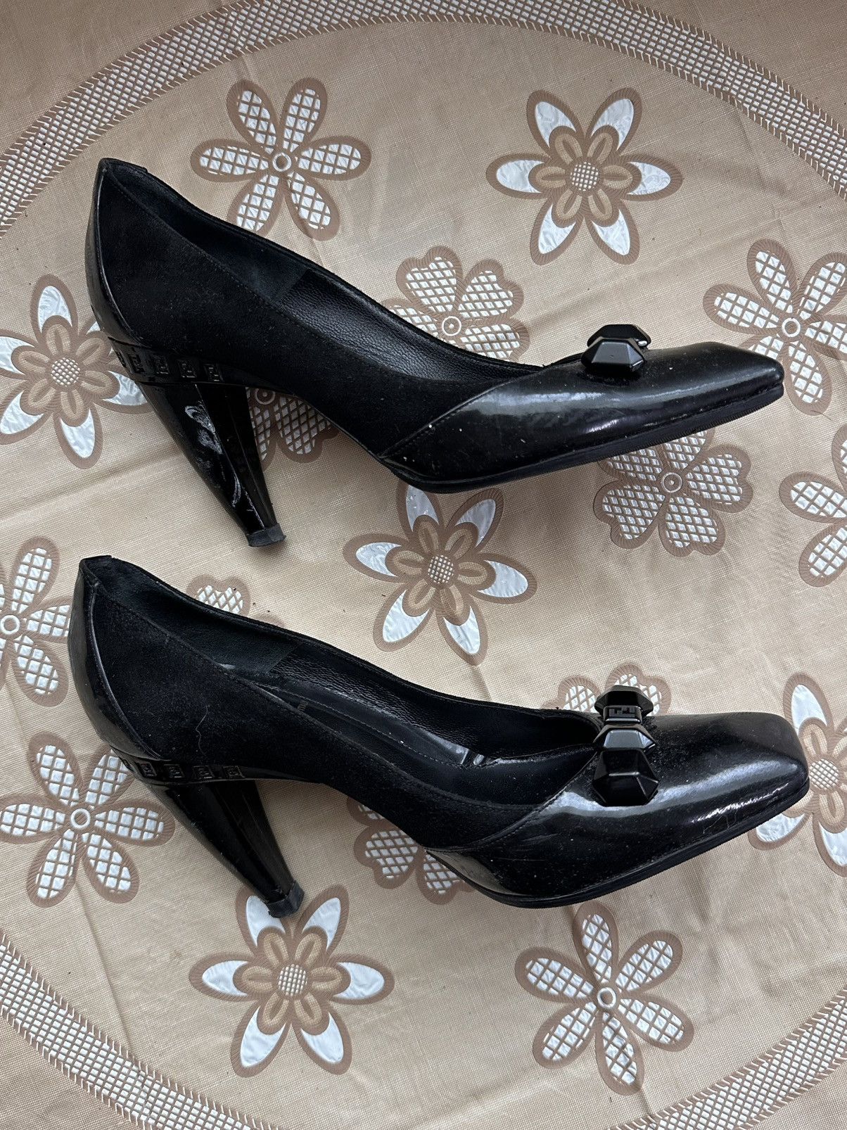 Fendi Fendi FF Logo Patent High Heels Size US 6.5 / IT 36.5 - 9 Thumbnail